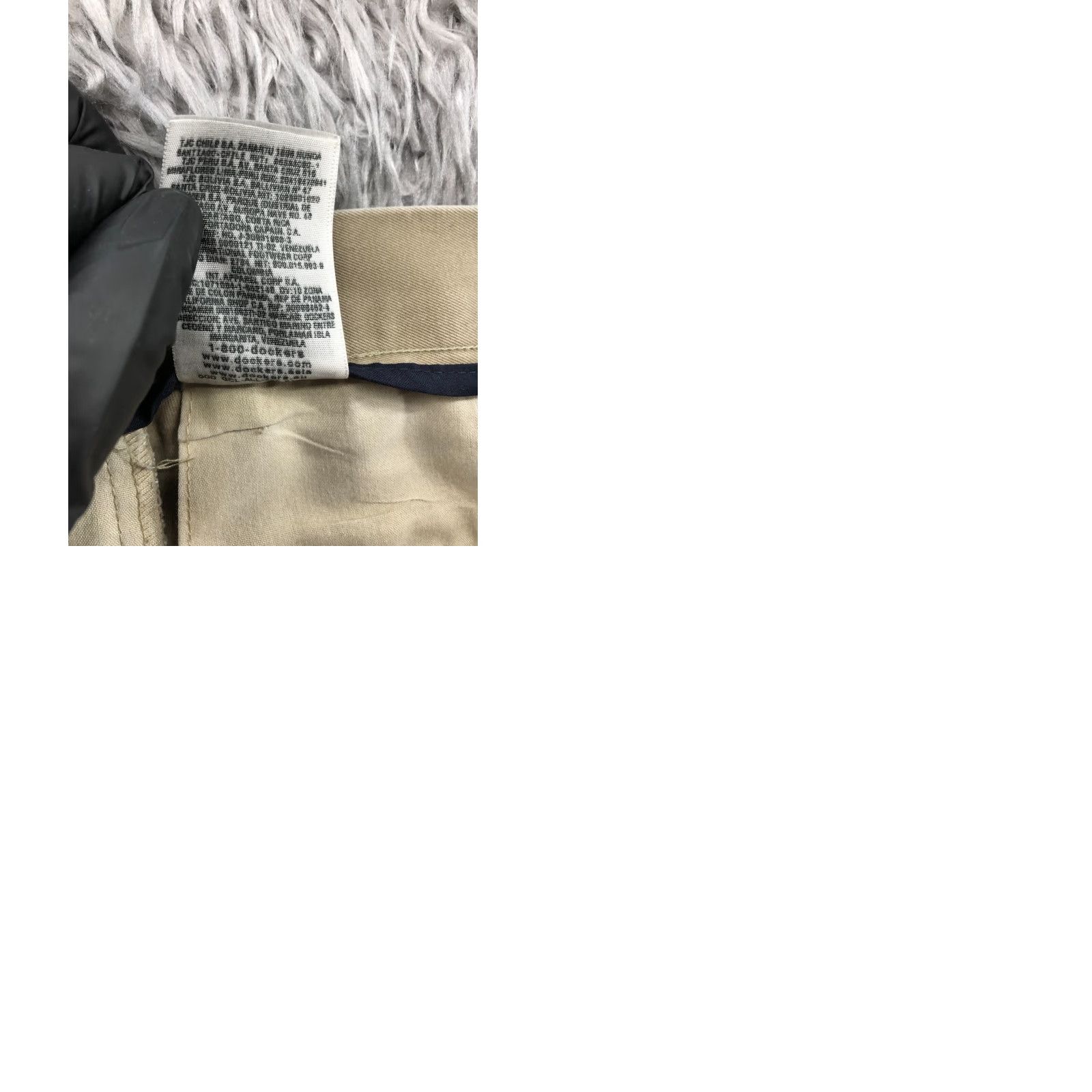 Dockers DOCKERS D3 Classic Khaki Pants Mens 32x34 Beige Flat Front Straight Leg Knits Casual Pants Size US 32 / EU 48 - 9 Thumbnail