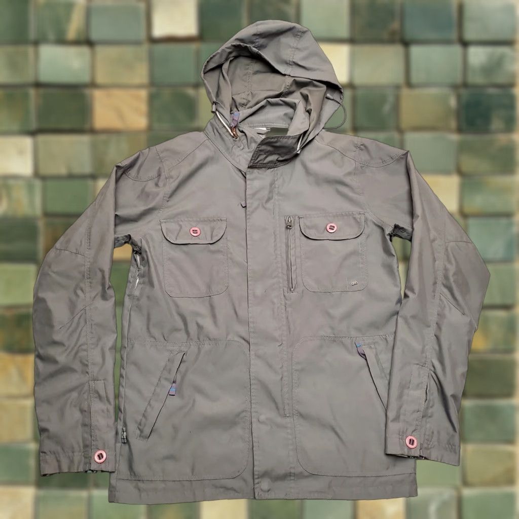 686 686 Jacket Women M Full Zip Hood Military Field Snap Pockets Gray Size M / US 6-8 / IT 42-44 - 1 Thumbnail
