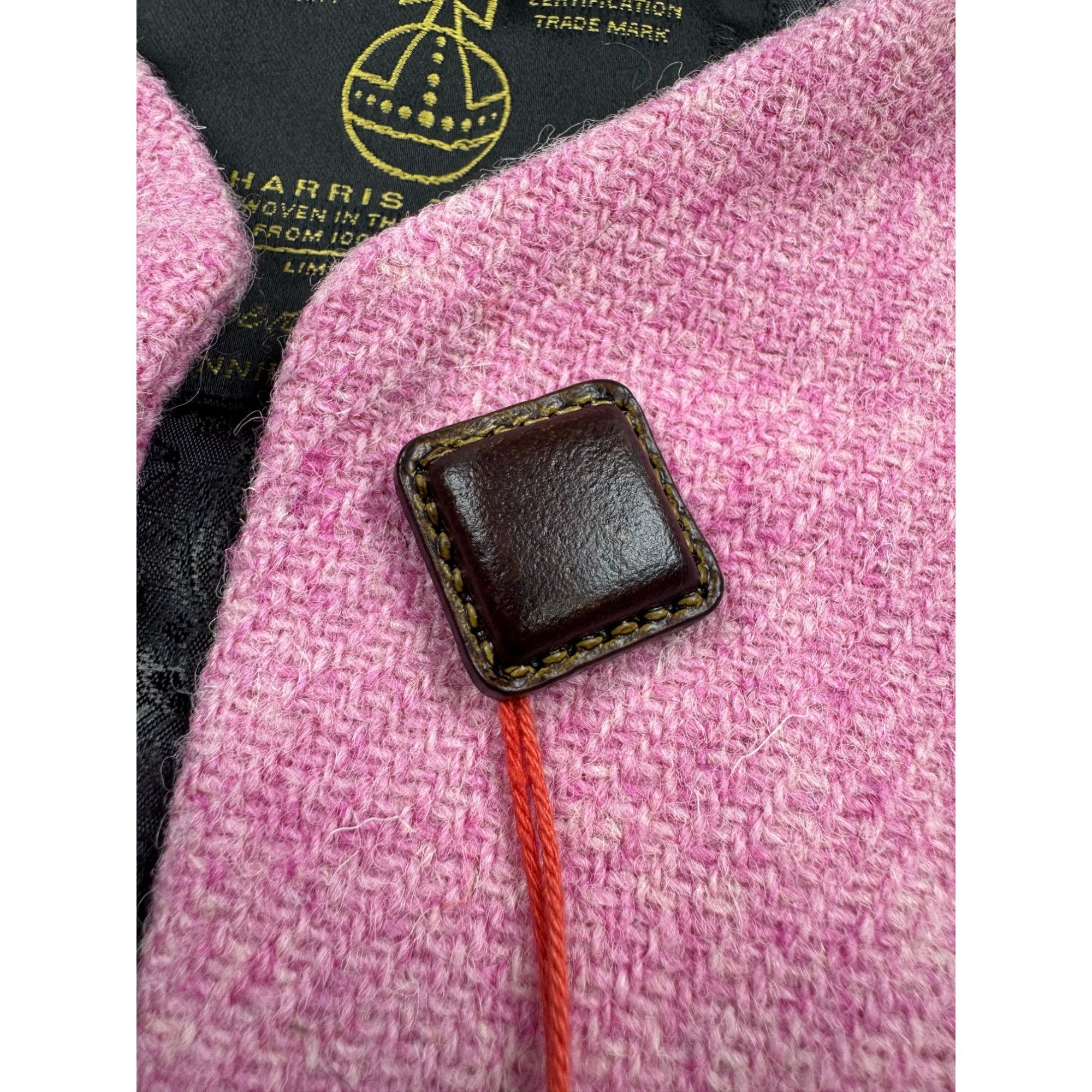Harris Tweed Harris Tweed Shortened Pink Cardigan (Y1217) Size M / US 6-8 / IT 42-44 - 4 Thumbnail