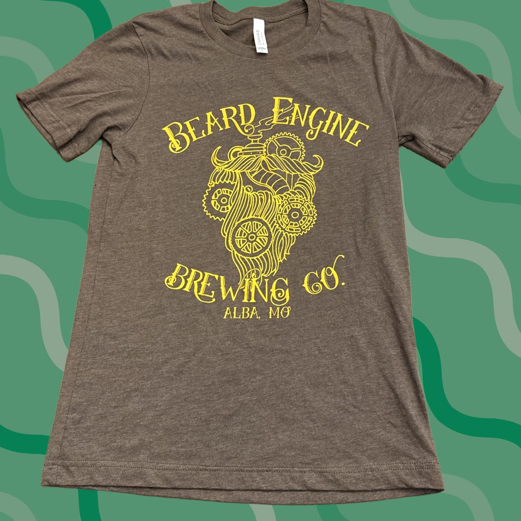 Vintage Beard Engine Brewing Company T Shirt Alba Missouri S Brown Mens EUC Size US S / EU 44-46 / 1 - 1 Thumbnail