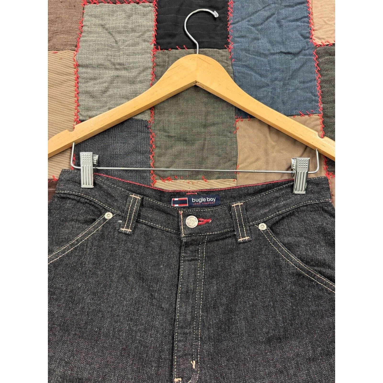 Bugle Boy Vintage 90s Skater Baggy Bugle Boy Jeans Denim W30 X L30 Size US 30 / EU 46 - 6 Thumbnail