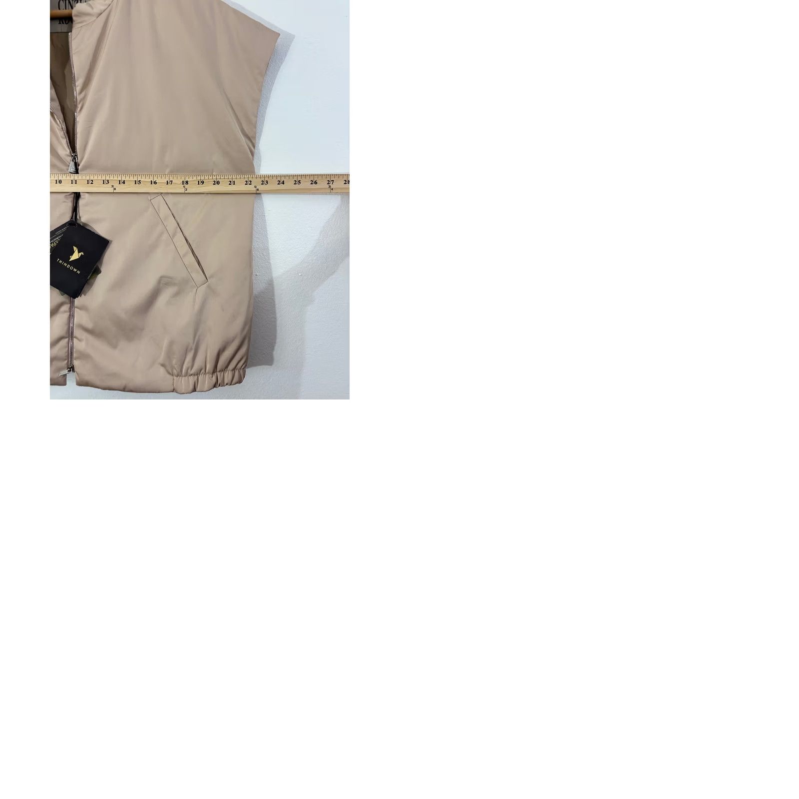 Cinzia Rocca Cinzia Rocca Vest Beige Zip Sleeveless Women Size 6 Solid Italy Made in Italy NWT Size M / US 6-8 / IT 42-44 - 9 Thumbnail