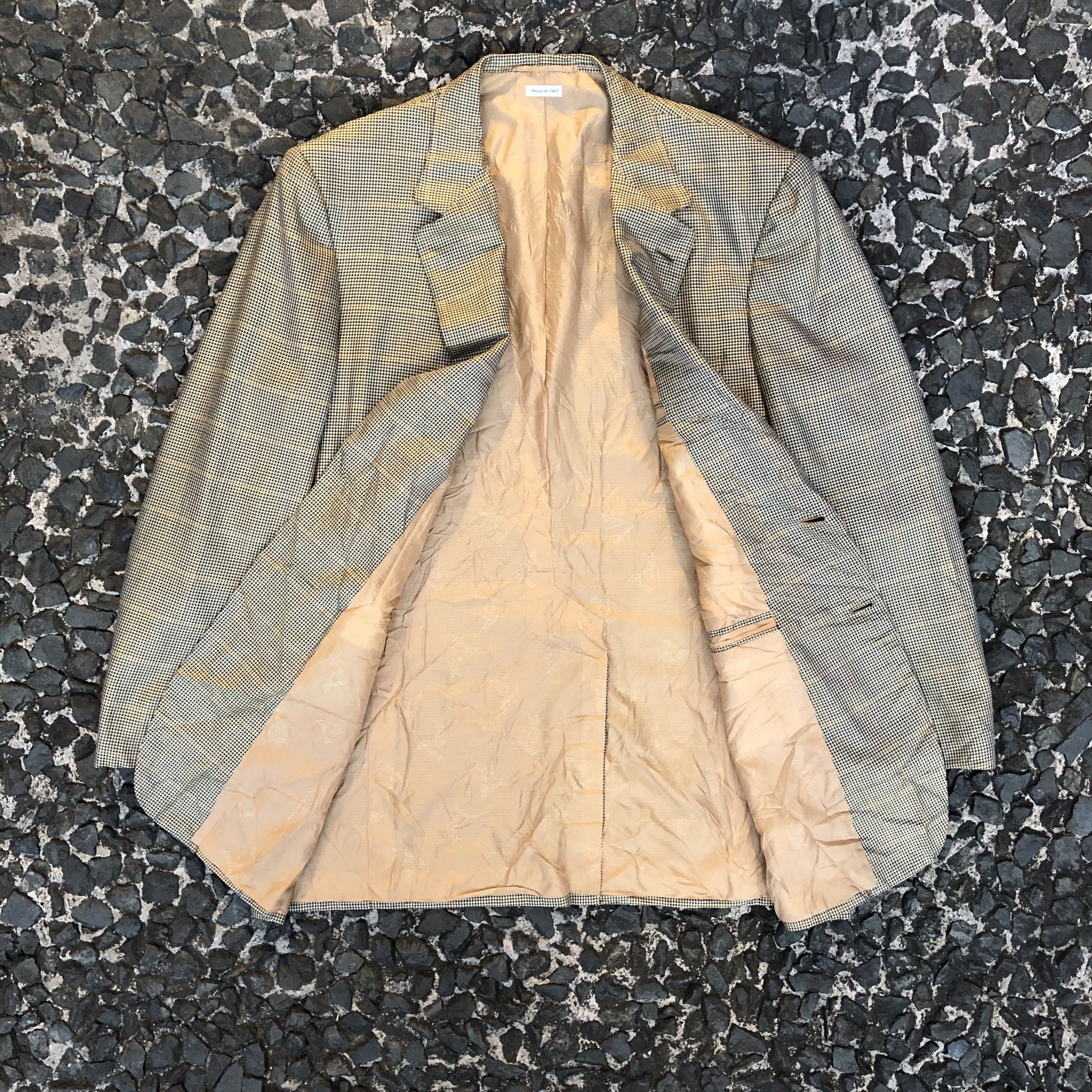 Brioni Brioni For Neiman Marcus Traiano Glen Check Blazer Size 54L - 4 Thumbnail