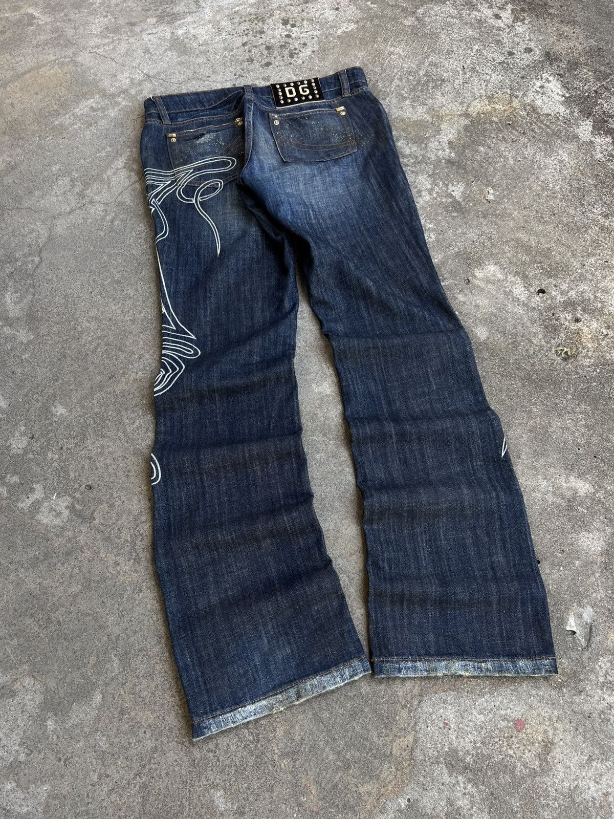 Dolce & Gabbana Crazy Dolce Gabbana Jeans Glamour Glitter Tribal y2k Big LGB Size US 34 / EU 50 - 9 Thumbnail