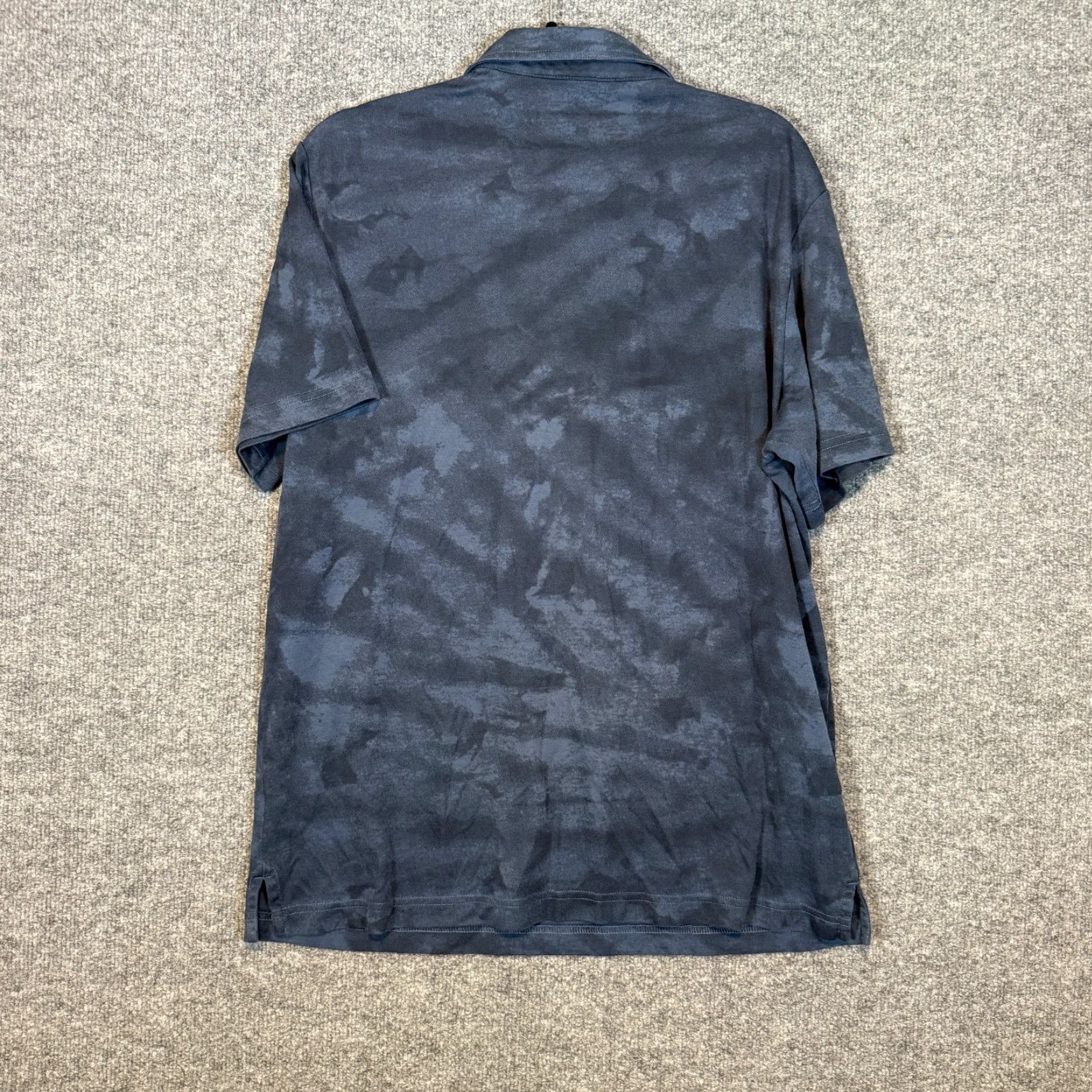 TravisMathew Travis Mathew Shirt Mens Large Blue Camouflage Performance Stretch Golf Polo L Size US L / EU 52-54 / 3 - 6 Thumbnail