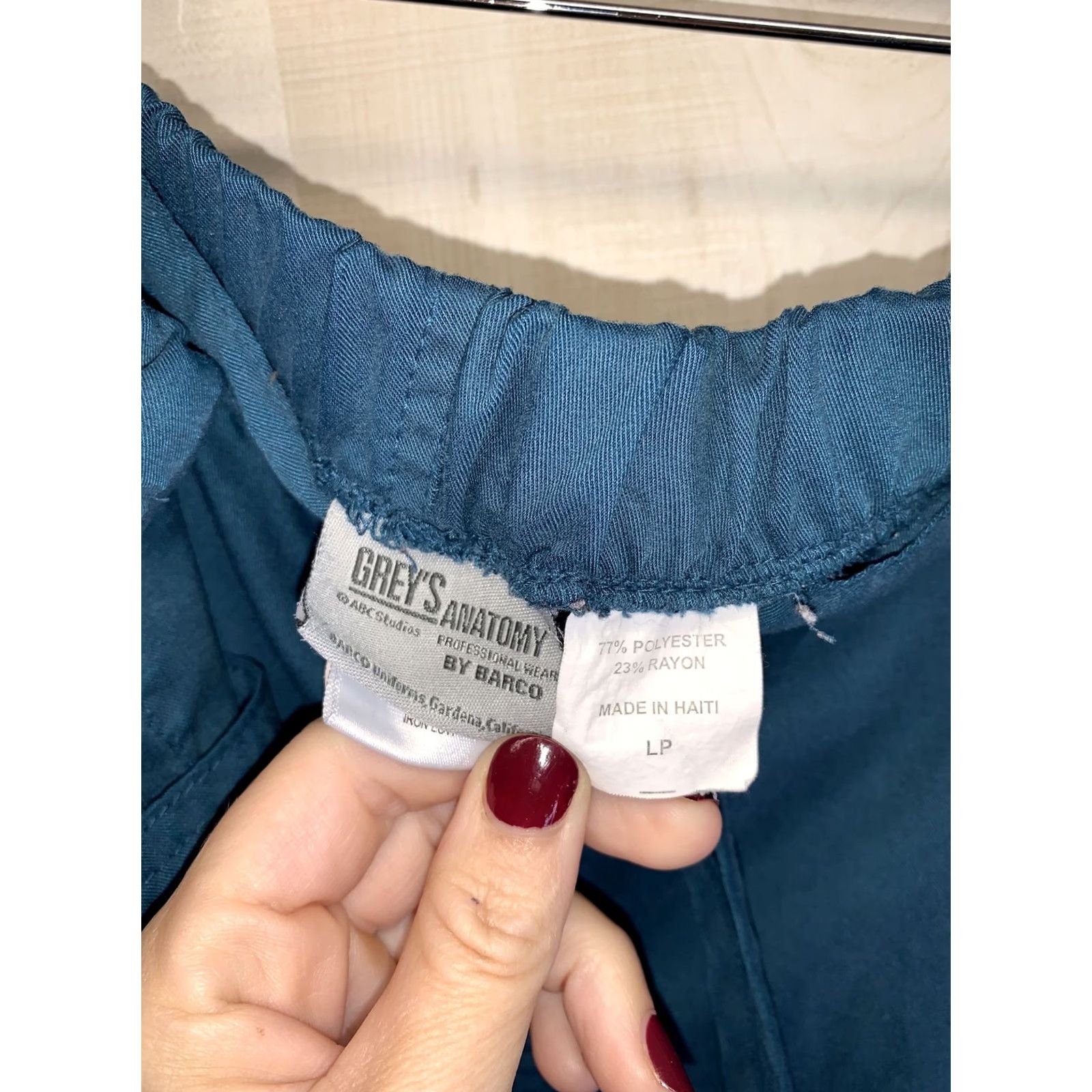 Altea Grey’s Anatomy Womens Scrub Bottoms- Royal Blue, Petite Large, Teal Blue, 8103 Size 36" / US 14 / IT 50 - 5 Thumbnail
