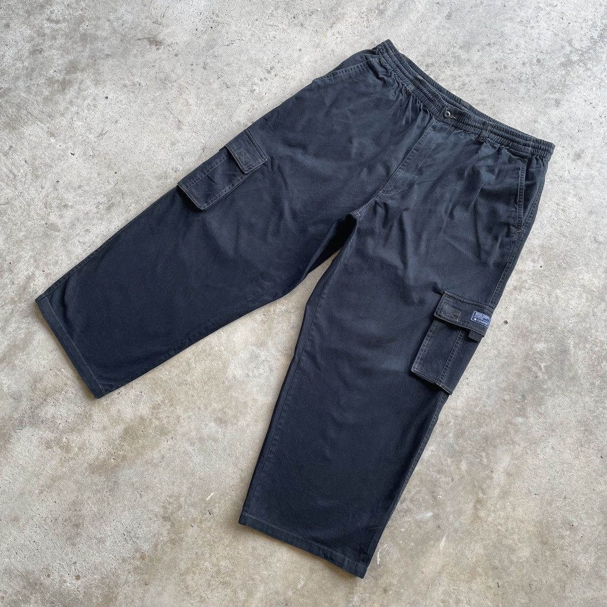 Converse Vintage Converse Drawstring Waist Baggy Cargo Pants Tactical Size US 38 / EU 54 - 2 Thumbnail