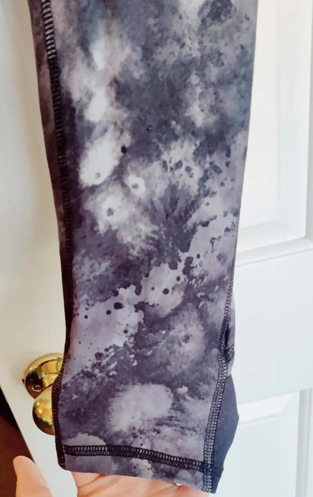 Other C9 By Champion Womens Black Tie Dye Leggings Size Large Lrg Size 36" / US 14 / IT 50 - 2 Thumbnail