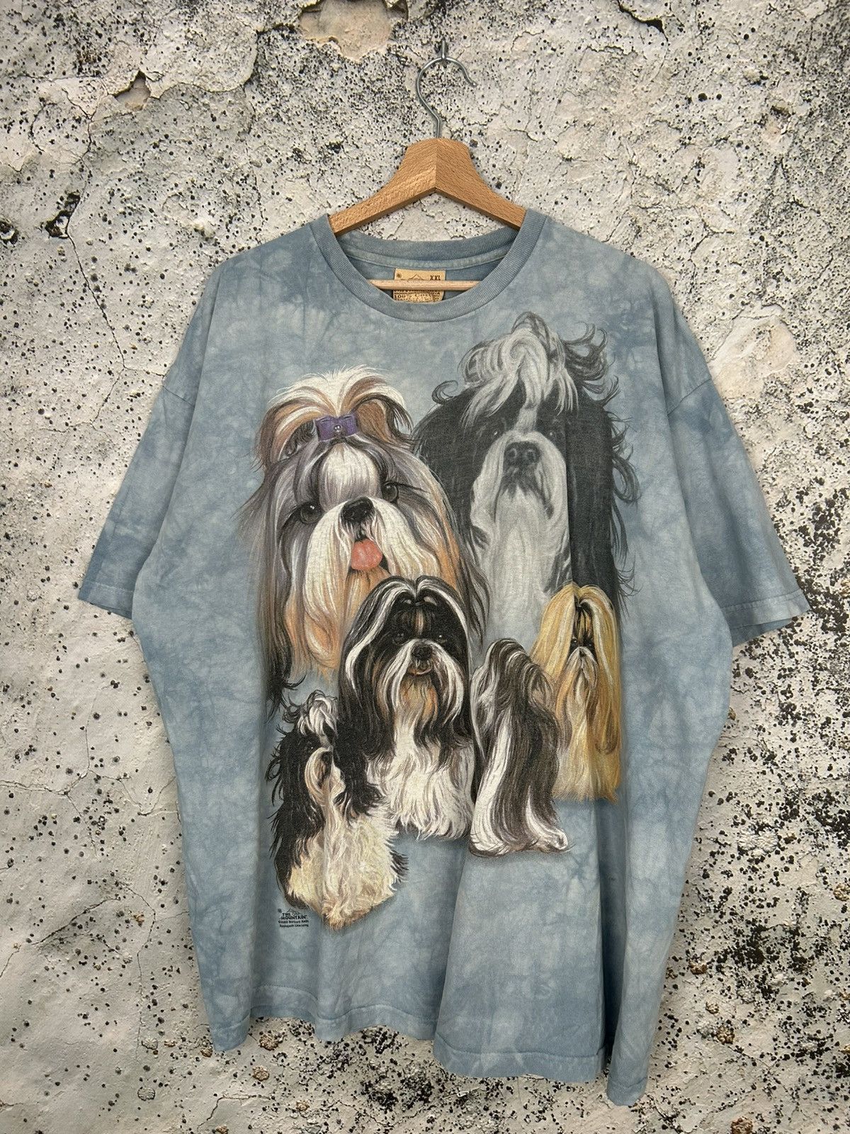 The Mountain Vintage The Mountain Dogs Tee Shih Tzu Animal Graphic 90s Size US XXL / EU 58 / 5 - 1 Thumbnail