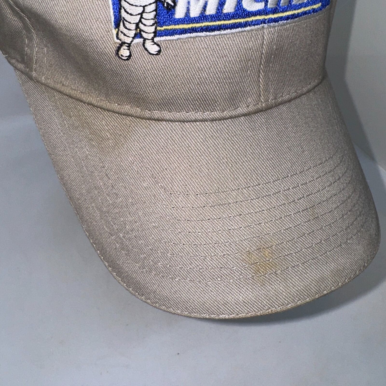 Other Michelin Man Airplane Tires Beige Strapback Hat Vintage Cap Size ONE SIZE - 2 Thumbnail