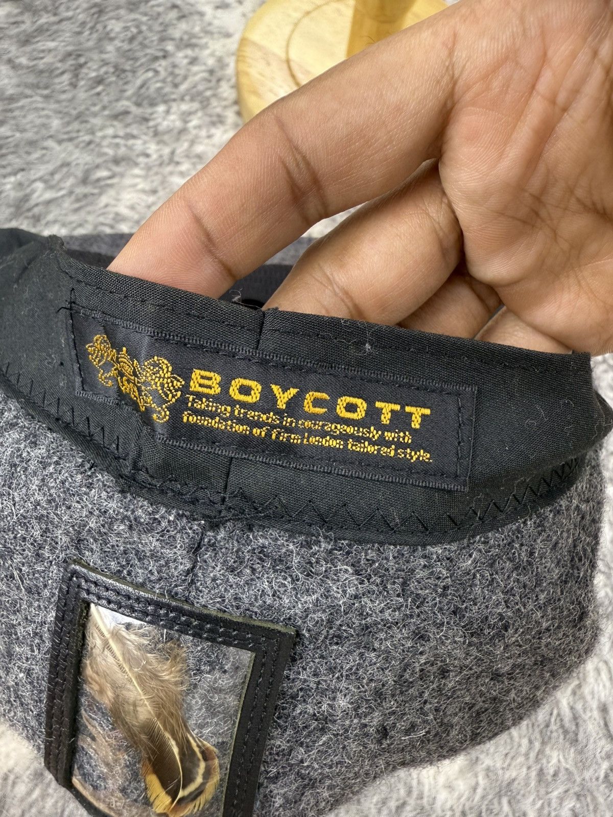 Boycott × CA4LA × Japanese Brand BOYCOTT Newsboy Wool Hat / Peaky Blinders Style Size ONE SIZE - 9 Thumbnail