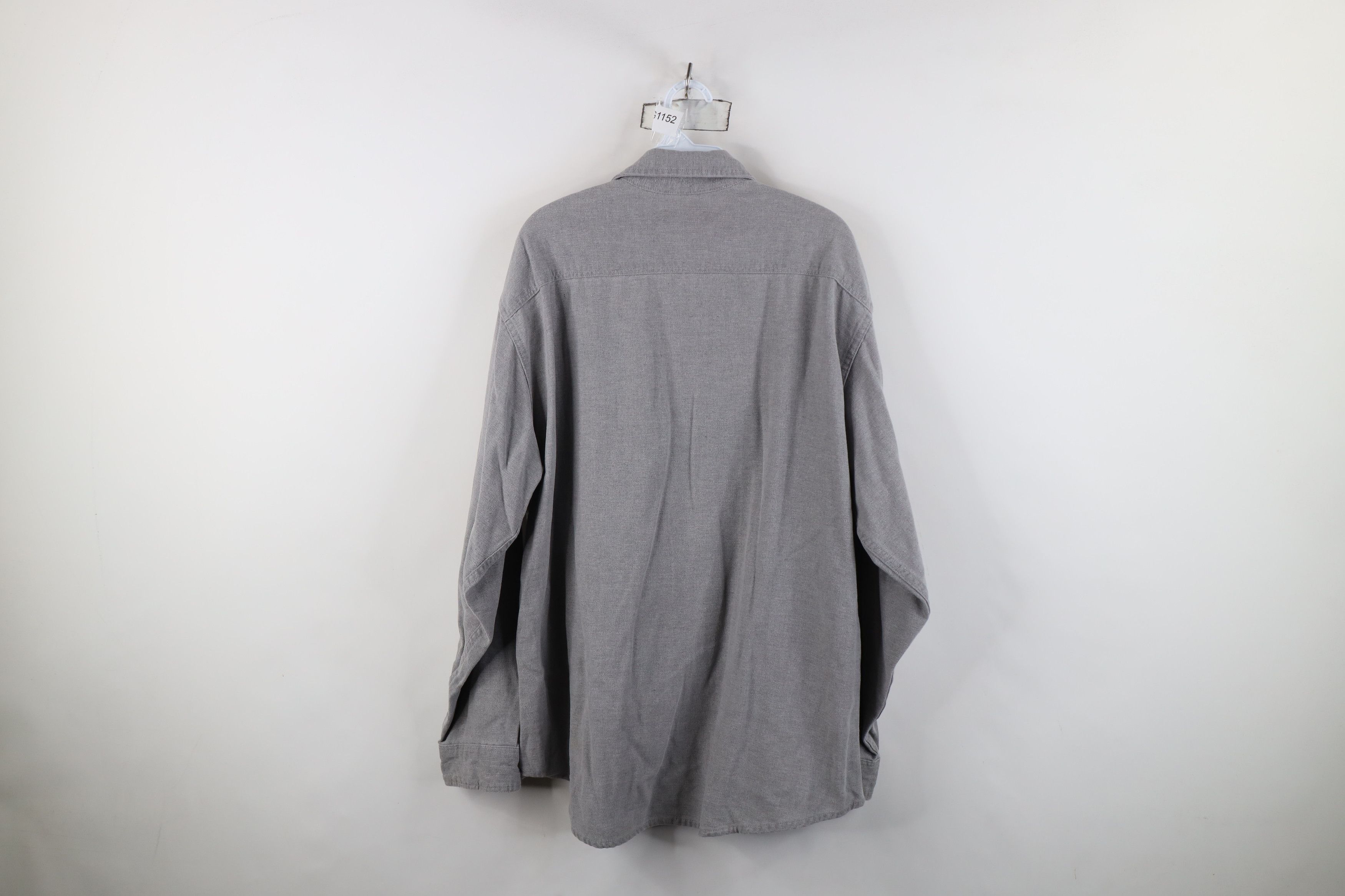 Vintage Vintage 70s Streetwear Chamois Collared Button Shirt USA Size US XL / EU 56 / 4 - 11 Thumbnail