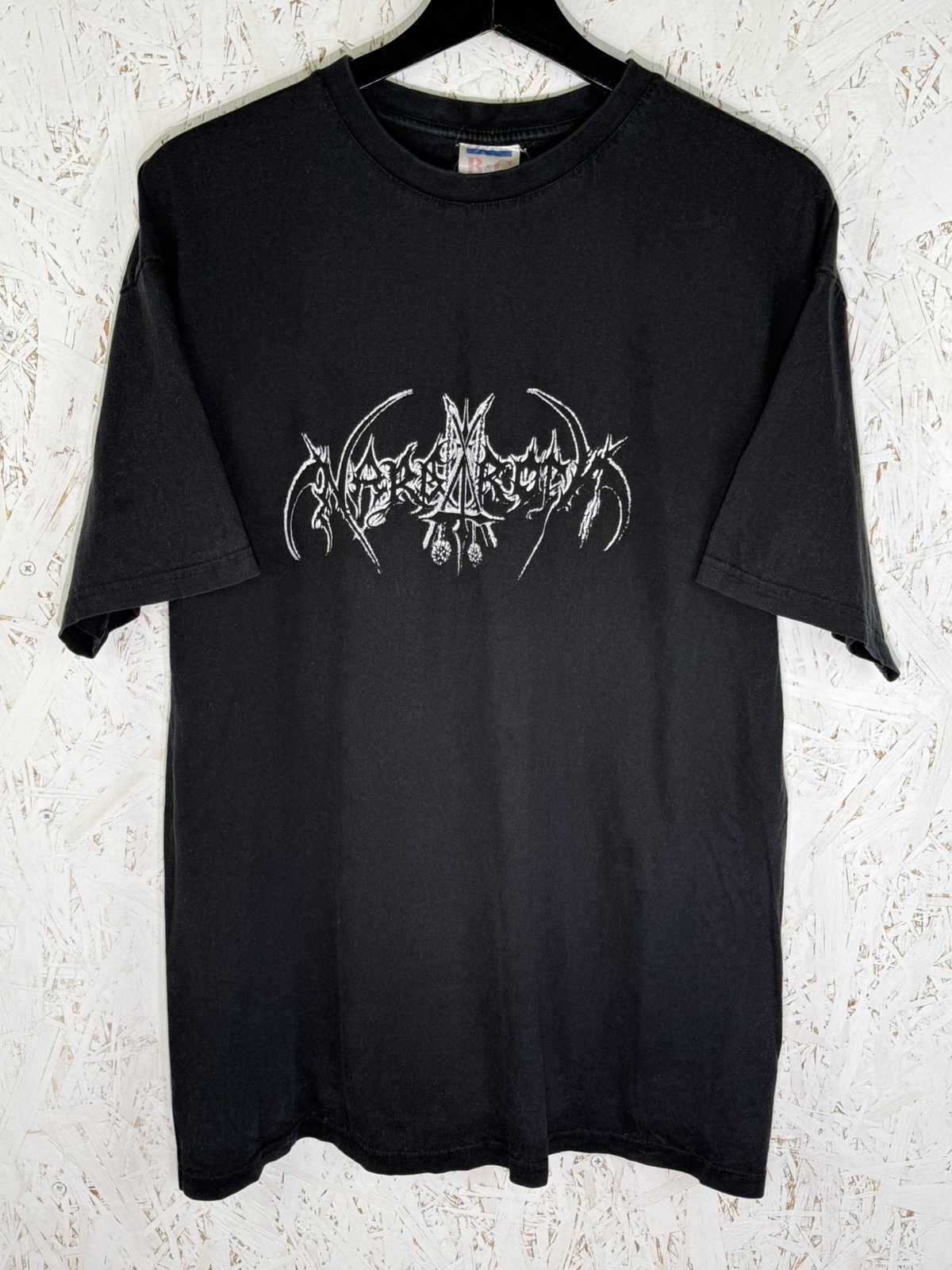 Band Tees 00s Vintage Nargaroth Black Metal Band Center Logo T-Shirt Size US XL / EU 56 / 4 - 1 Thumbnail