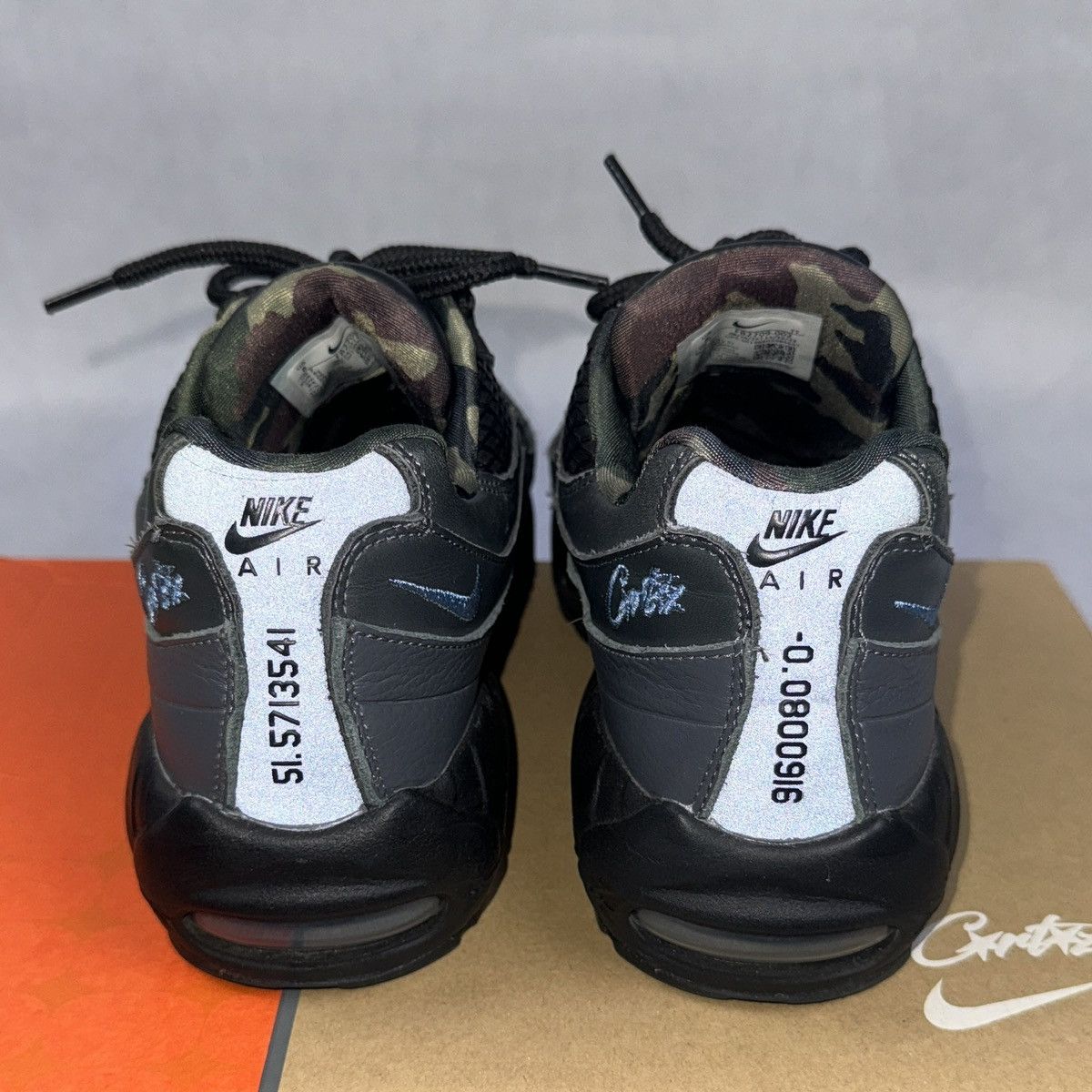 Corteiz × Nike Air Max 95 SP Aegean Storm Sneakers Size US 8 / EU 41 - 9 Thumbnail
