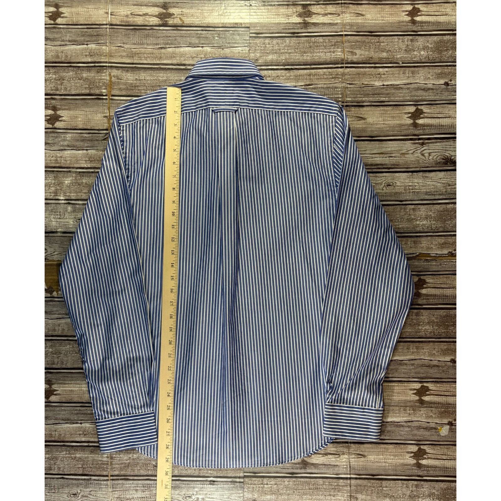 Todd Snyder striped dress Shirt Sz Medium color Purple white