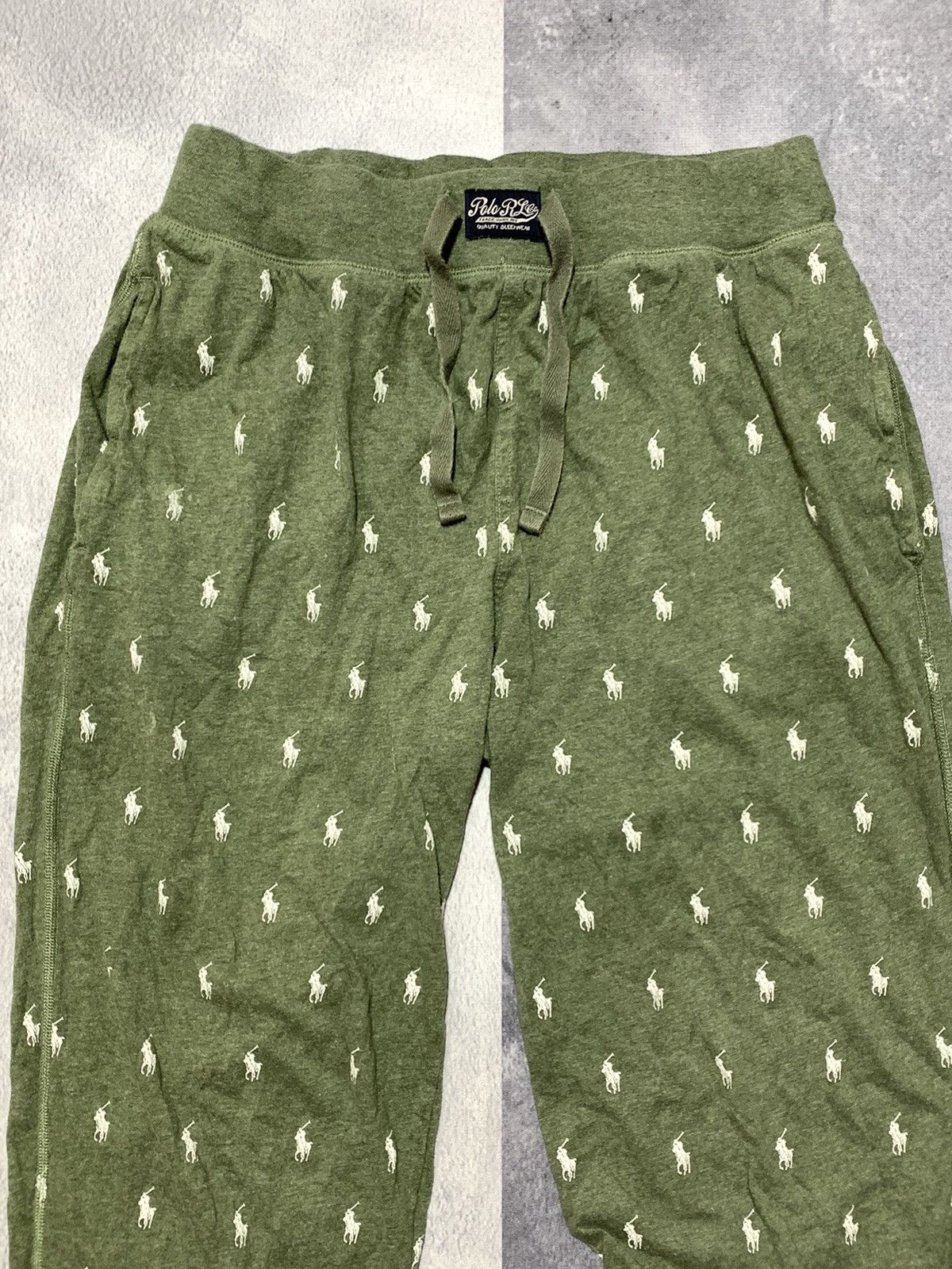 Polo Ralph Lauren × Vintage Vintage Y2K Polo Ralph Lauren monogrammed sweatpants size M Size 32" / US 10 / IT 46 - 2 Thumbnail