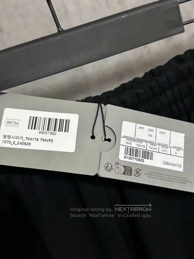 Balenciaga Balenciaga Embroidered Logo Black Shorts. Size US 32 / EU 48 - 3 Thumbnail