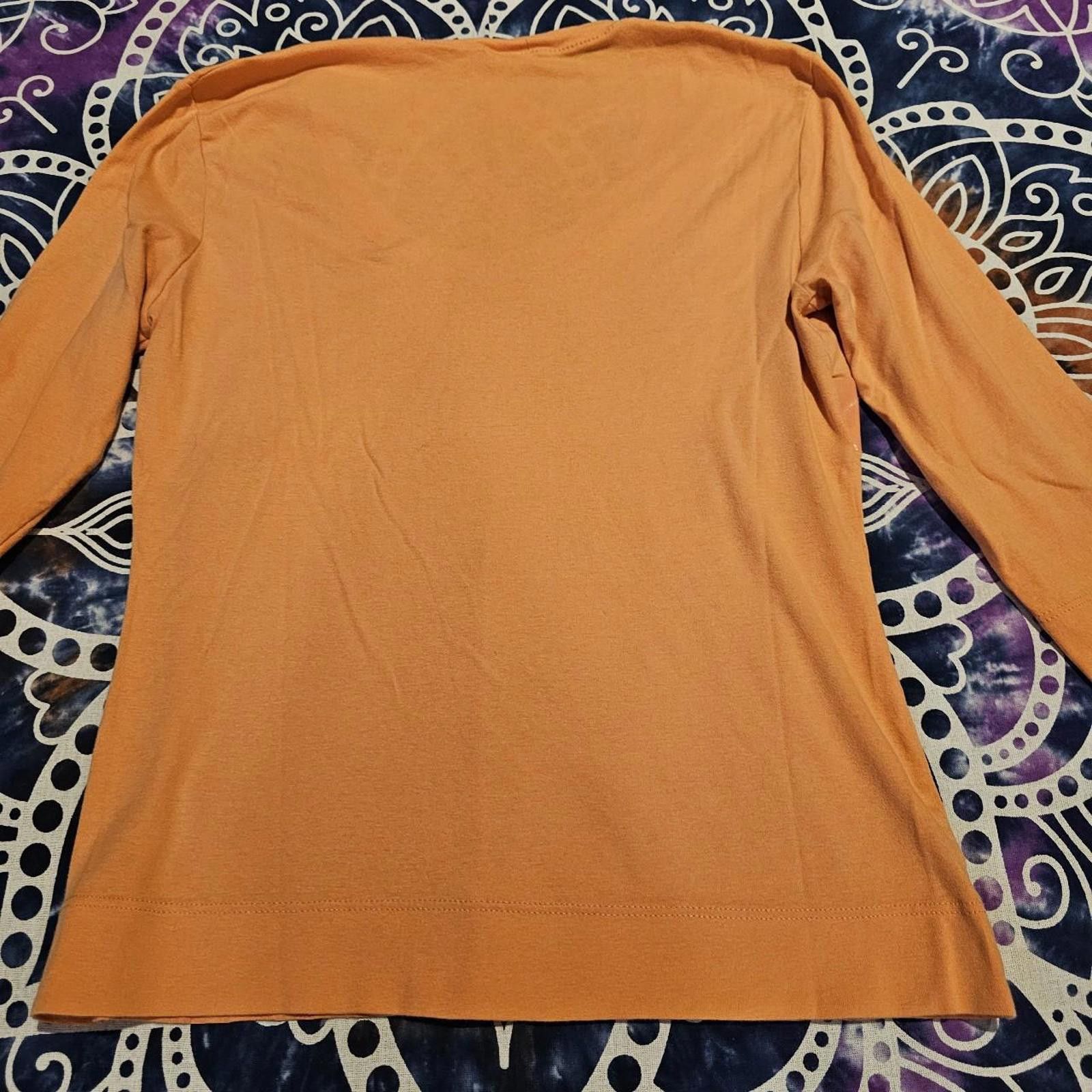 Designer Women's Dismero Large Designer Orange Shirt Size L / US 10 / IT 46 - 8 Thumbnail