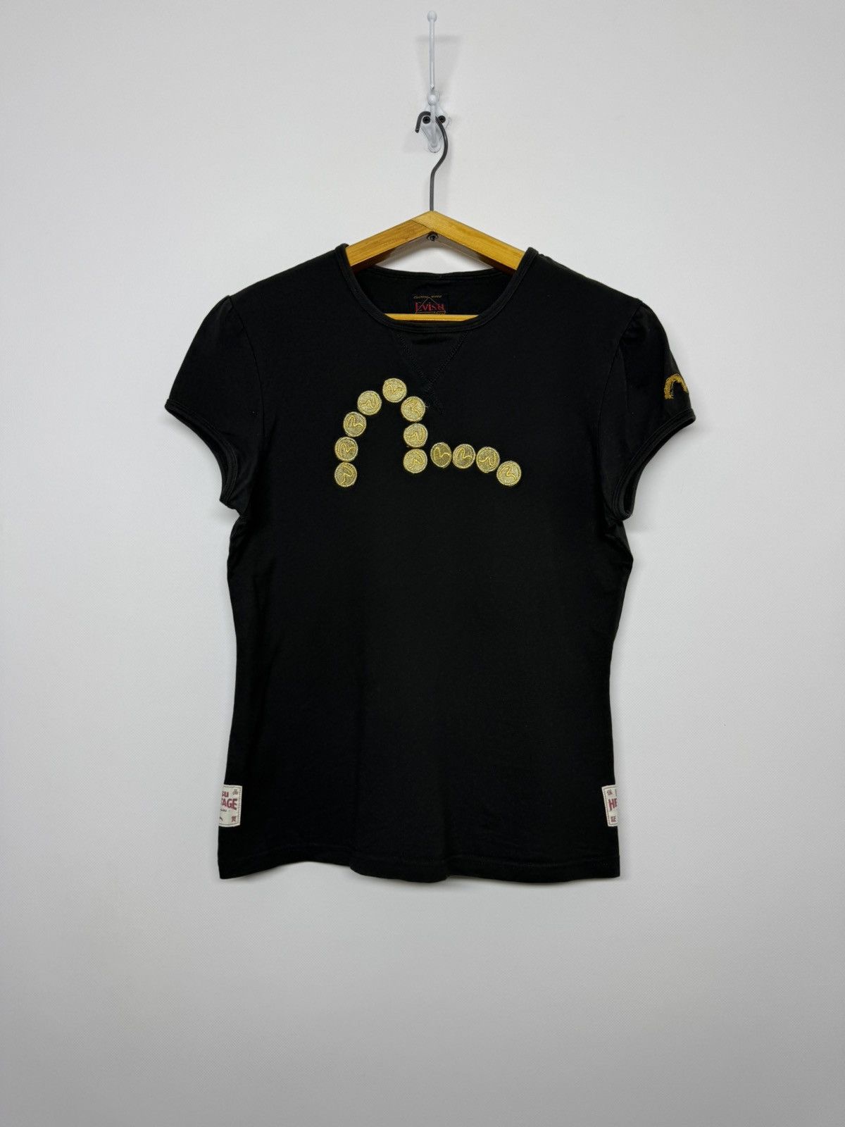 Evisu Vintage Y2k Evisu Big Logo T-Shirt Size L / US 10 / IT 46 - 2 Thumbnail