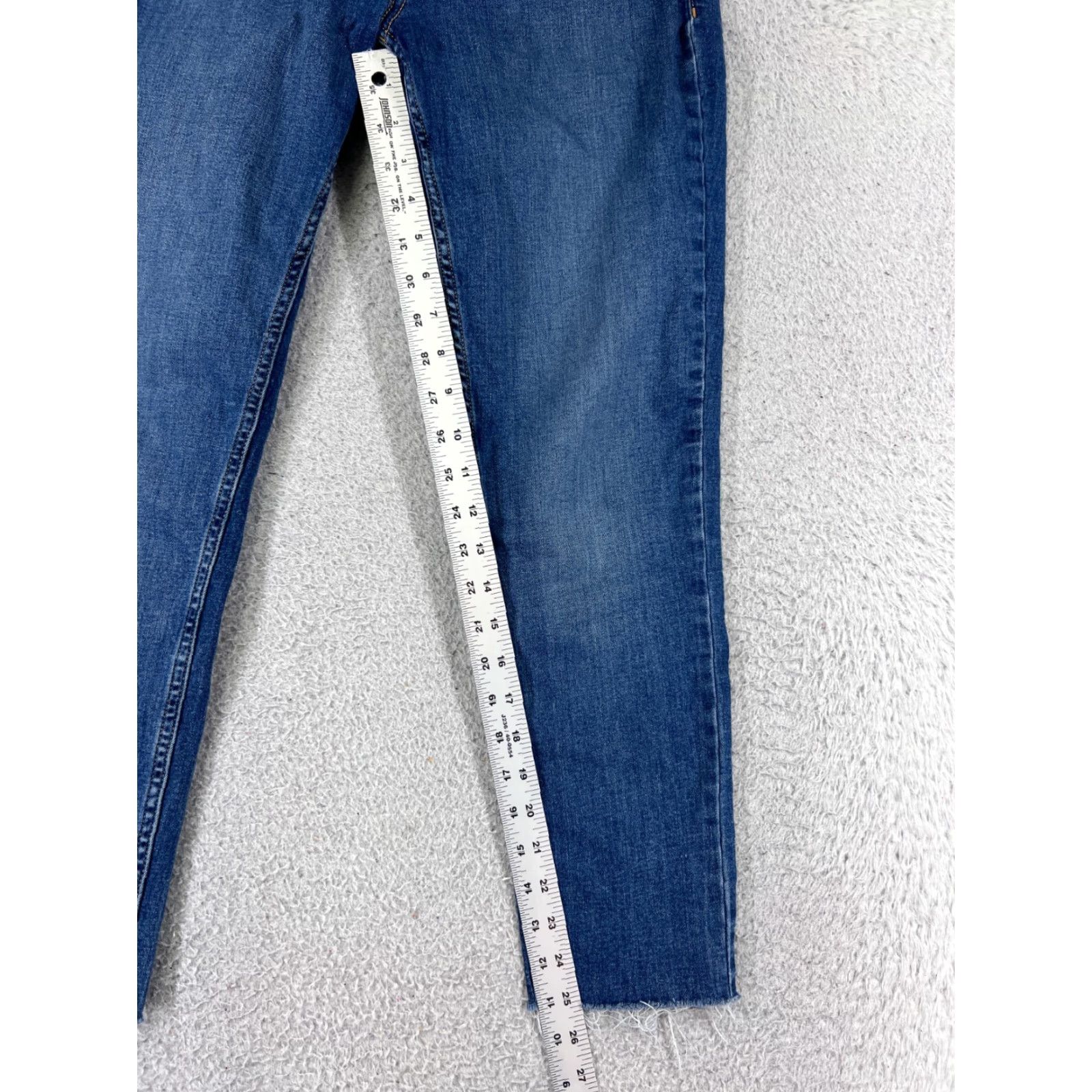 Lucky Brand Lucky Brand Women's Skinny Jeans 8 Blue Denim Cotton Blend Low Rise Stretch Pockets 25 Inseam Size 30" / US 8 / IT 44 - 7 Thumbnail