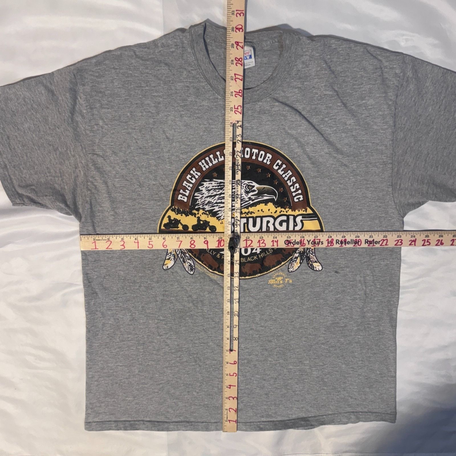 Other Sturgis Black Hills Motorcycle Rally 2004 Y2K Biker Tshirt X Size US XL / EU 56 / 4 - 5 Thumbnail