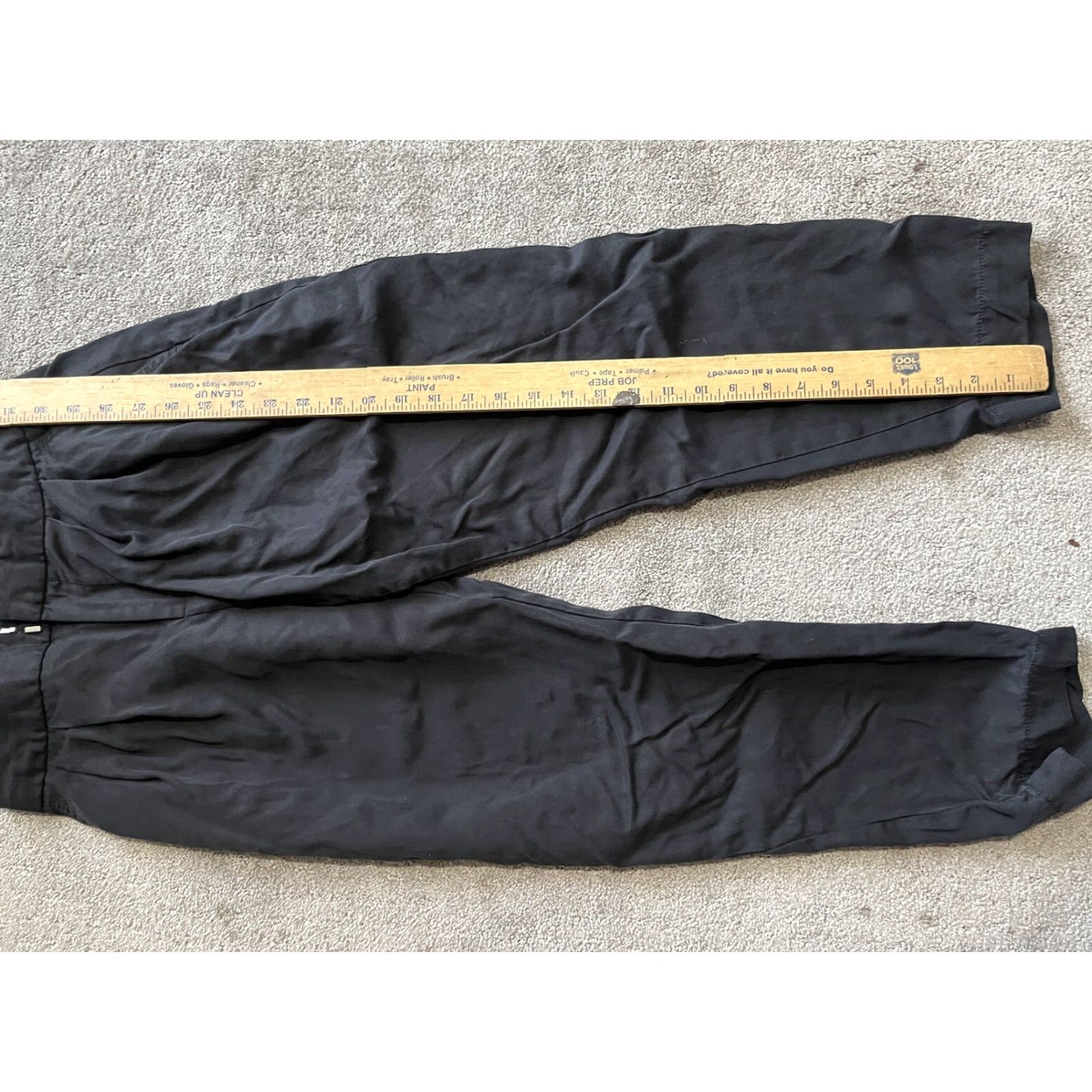 Gap VINTAGE Gap Khaki Pants Women Size 2 Straight Slim Lyocell Black Casual Business Size ONE SIZE - 7 Thumbnail