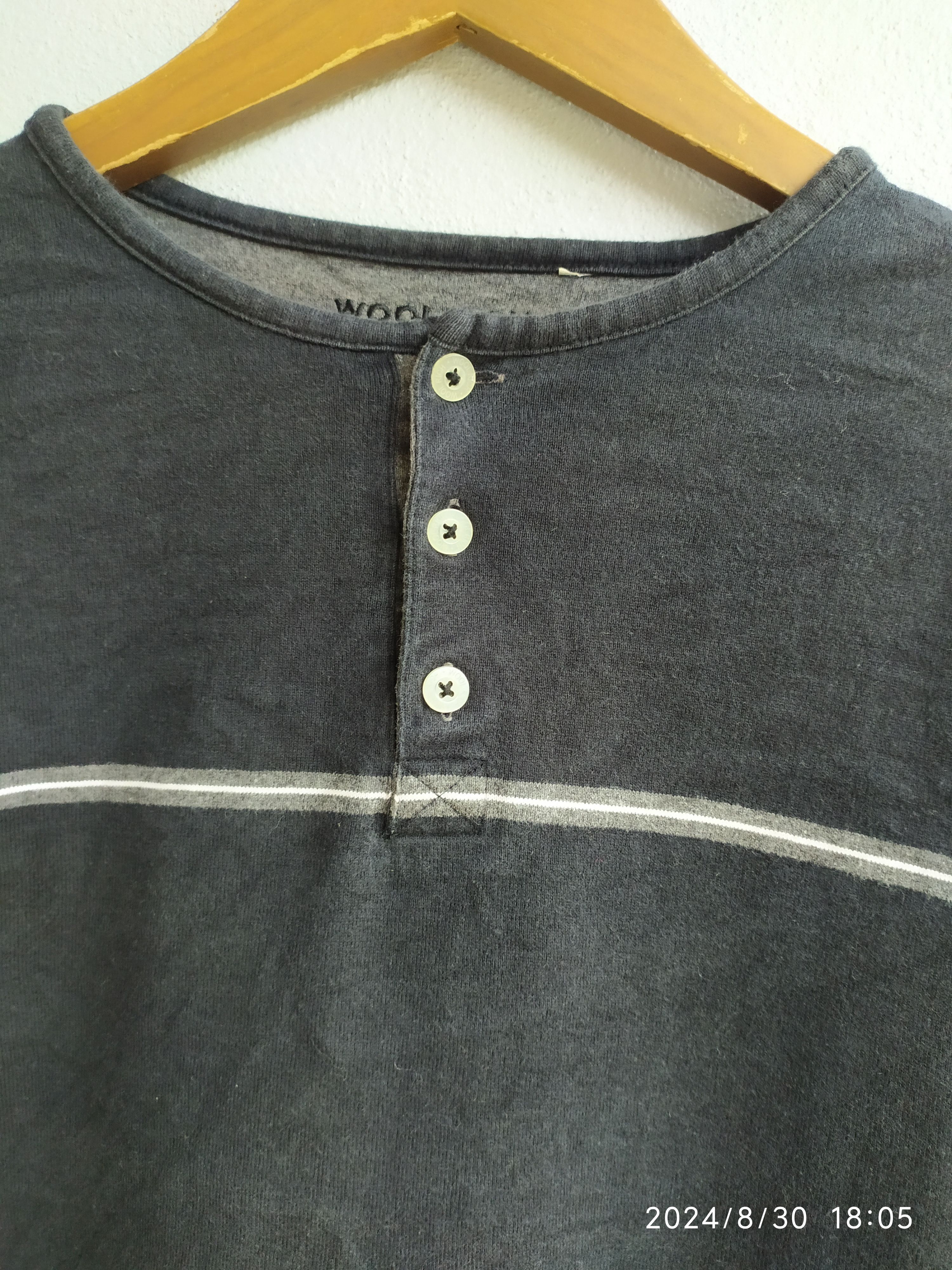 Vintage × Woolrich Woolen Mills Woolrich Half Button Long Sleeve Size US M / EU 48-50 / 2 - 6 Thumbnail