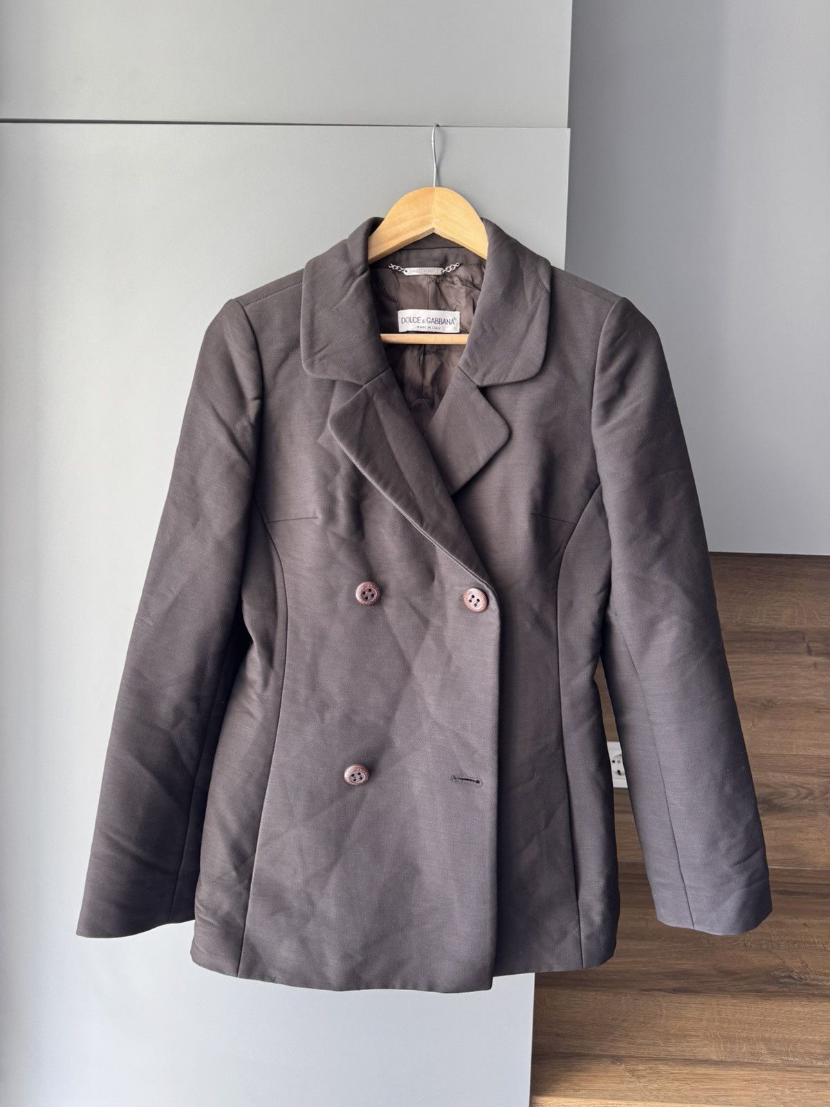 Dolce & Gabbana × Vintage Dolce & Gabbana Vintage Wool Balzer Size S / US 4 / IT 40 - 5 Thumbnail