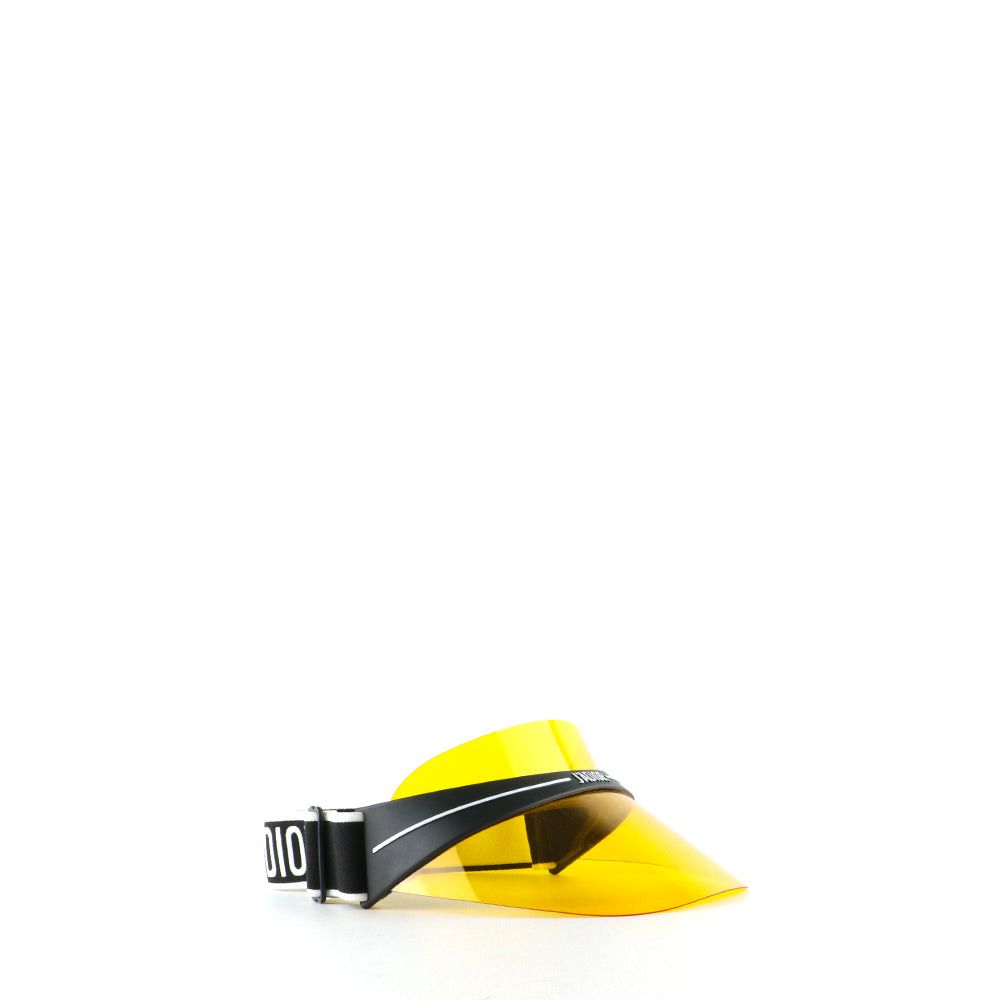 image of Dior - Diorclub1 Dioriviera Ibiza Visor Yellow in Black, Women's