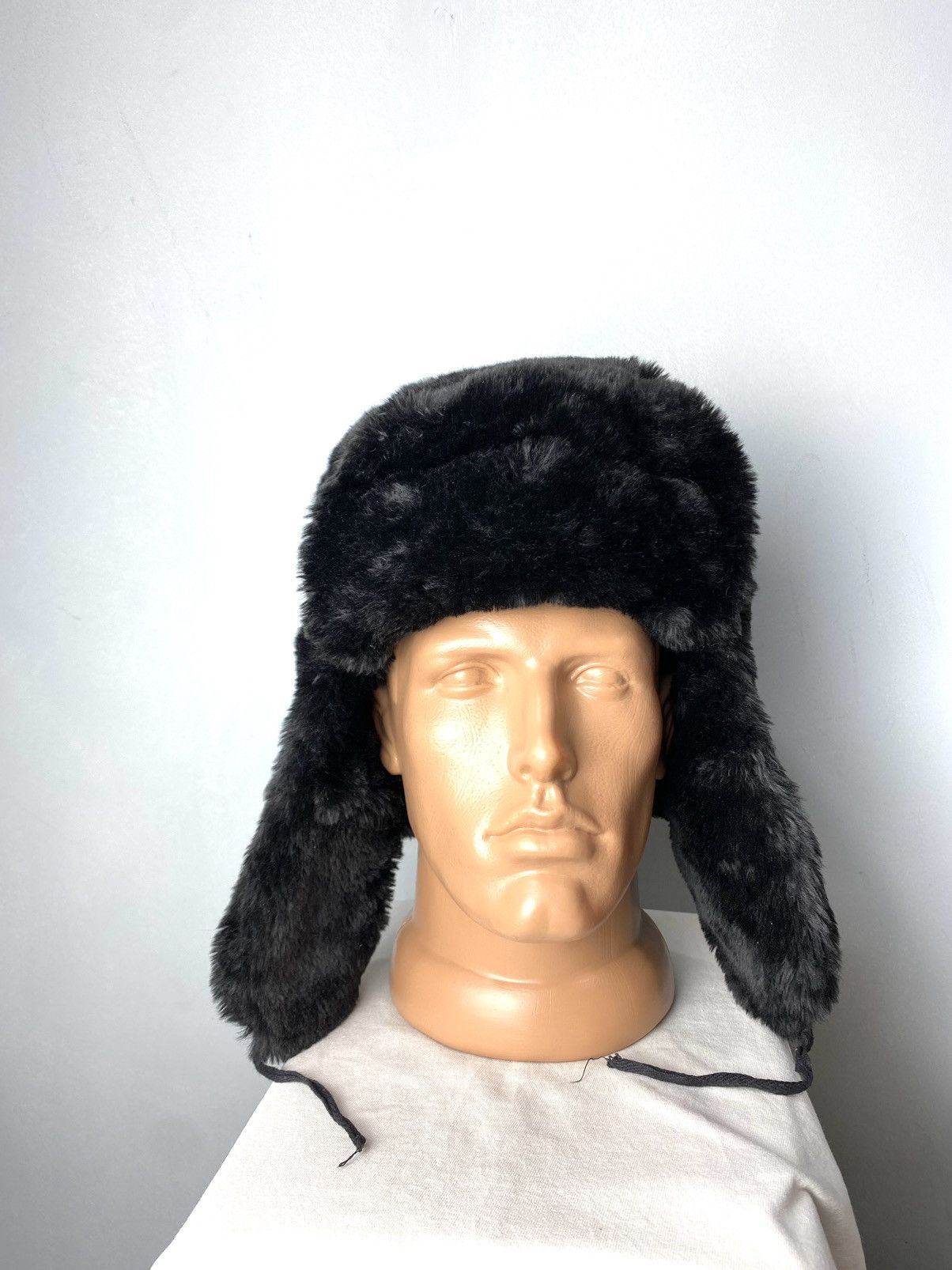 Vintage Vintage 90s Ushanka Beanie Mohair Streetwear Hype American Size ONE SIZE - 2 Thumbnail