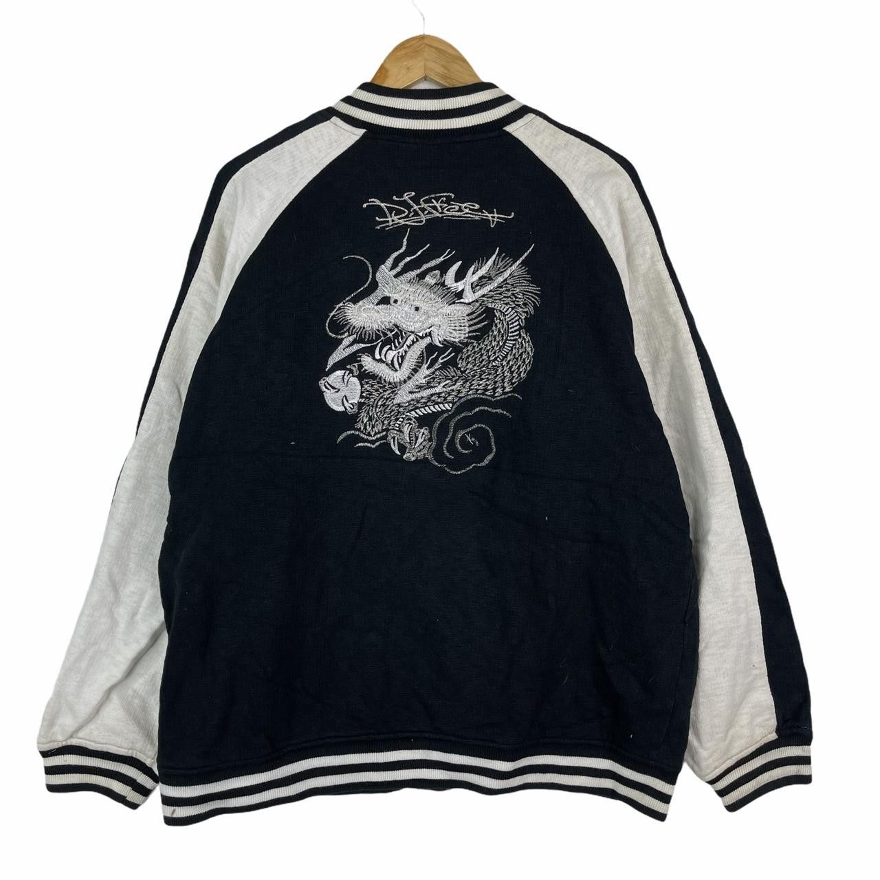 Vintage Vintage SUKAJAN Jacket DRAGON RYU Valor Japanese Size US XL / EU 56 / 4 - 1 Thumbnail