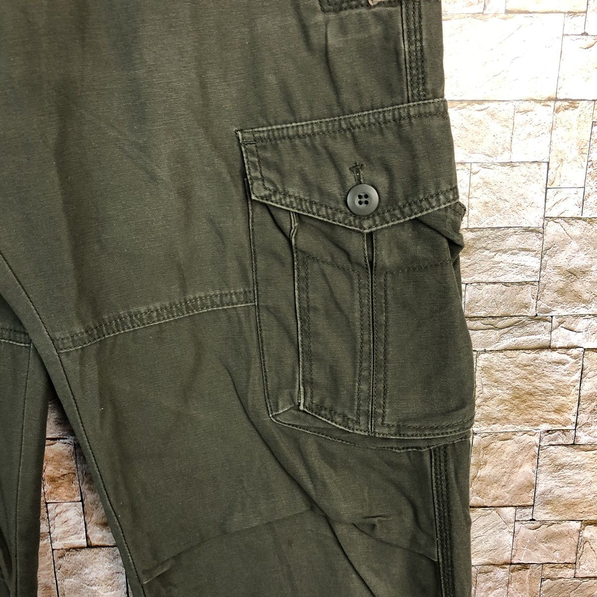 Airwalk Airwalk Green Cargo Multipocket Pants #A158 Size US 29 - 11 Thumbnail
