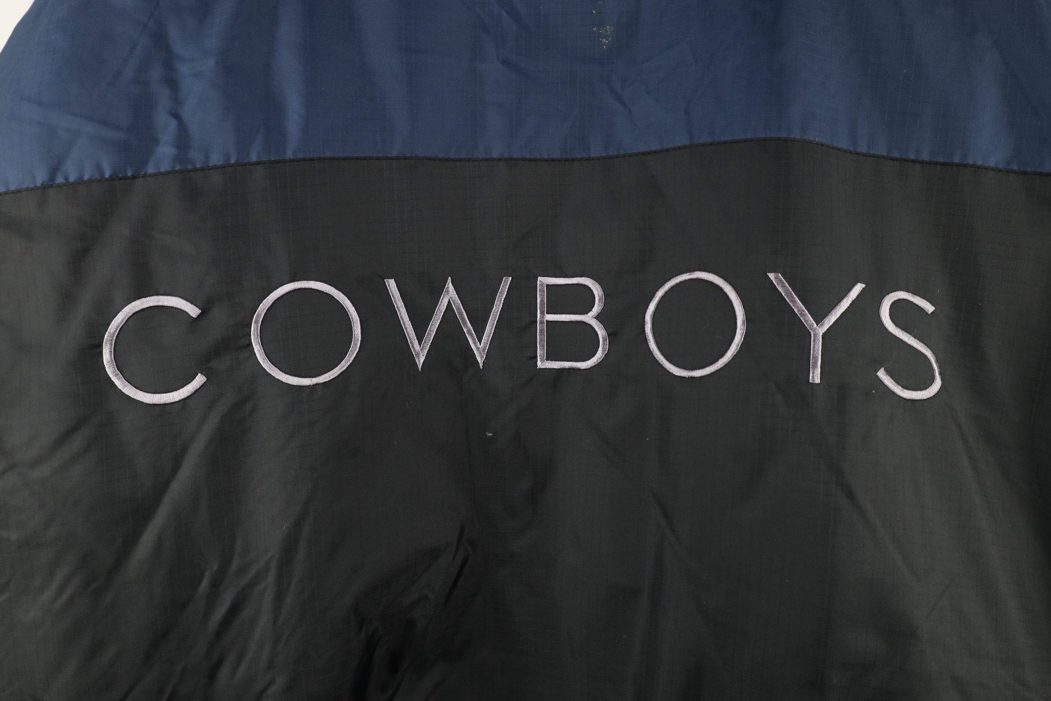 Vintage Vintage 90s Dallas Cowboys Football Quilted Puffer Jacket Size US XL / EU 56 / 4 - 15 Thumbnail
