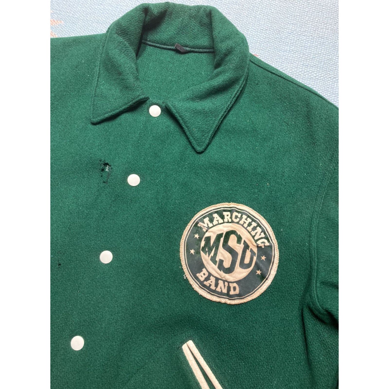 Vintage VINTAGE Michigan State University MSU band jacket Wool varsity Large 1950s 60s Men’s Womens Girls Boys Size US L / EU 52-54 / 3 - 3 Thumbnail