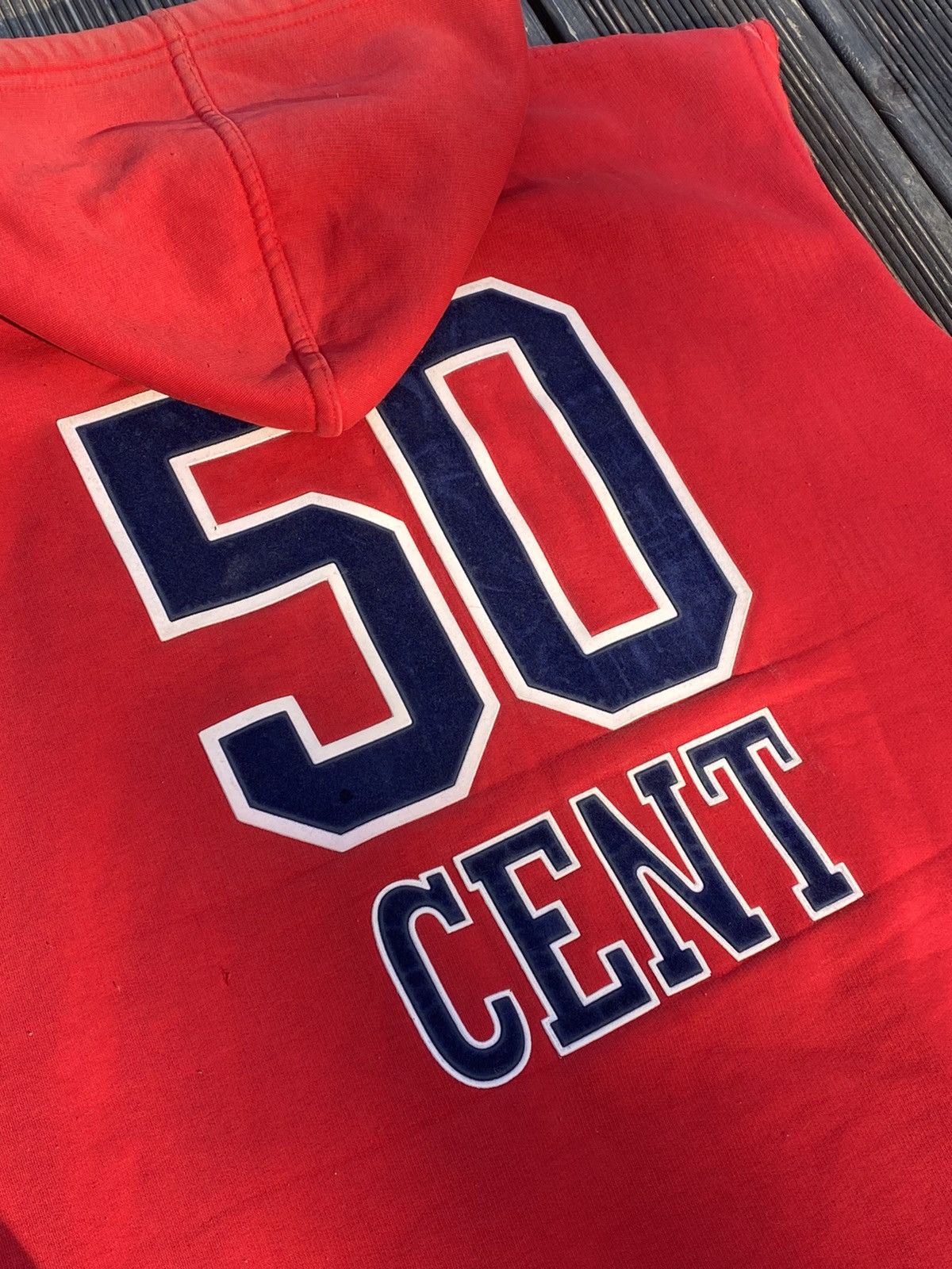 Rap Tees 🔥 50 CENT SLEEVELESS HOODIE RAP VINTAGE G-UNIT Y2K STYLE Size US XL / EU 56 / 4 - 7 Thumbnail