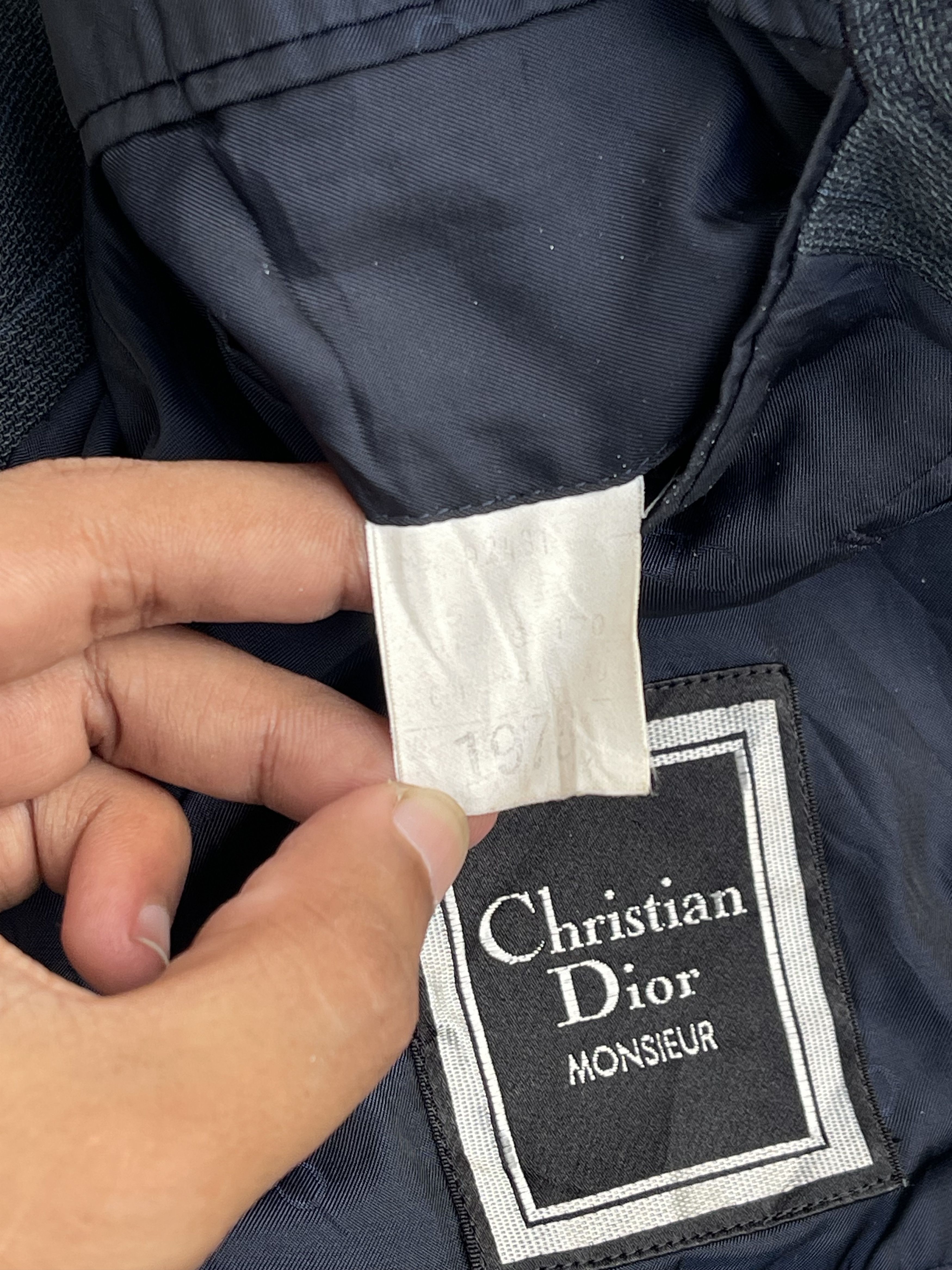 Christian Dior Monsieur 🔥Vintage Christian Dior Men's Plaid Single Breasted Blazer Size US M / EU 48-50 / 2 - 9 Thumbnail