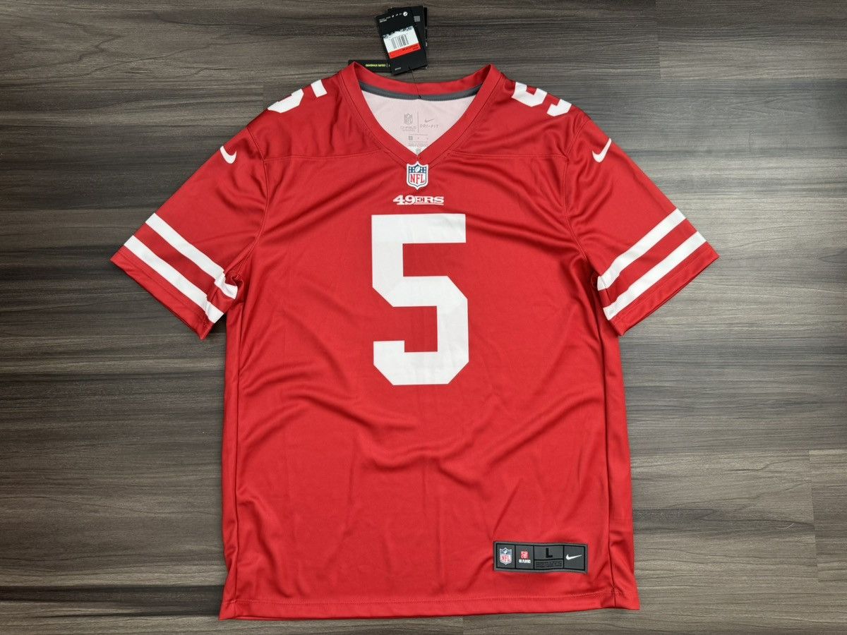 Nike San Francisco 49ers Trey Lance #5 NFL Dri-Fit Home Jersey Size US L / EU 52-54 / 3 - 1 Thumbnail