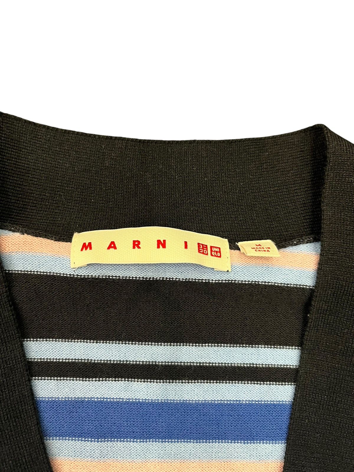 Marni Marni x Uniqlo Blue Striped Cardigan Size US M / EU 48-50 / 2 - 3 Thumbnail