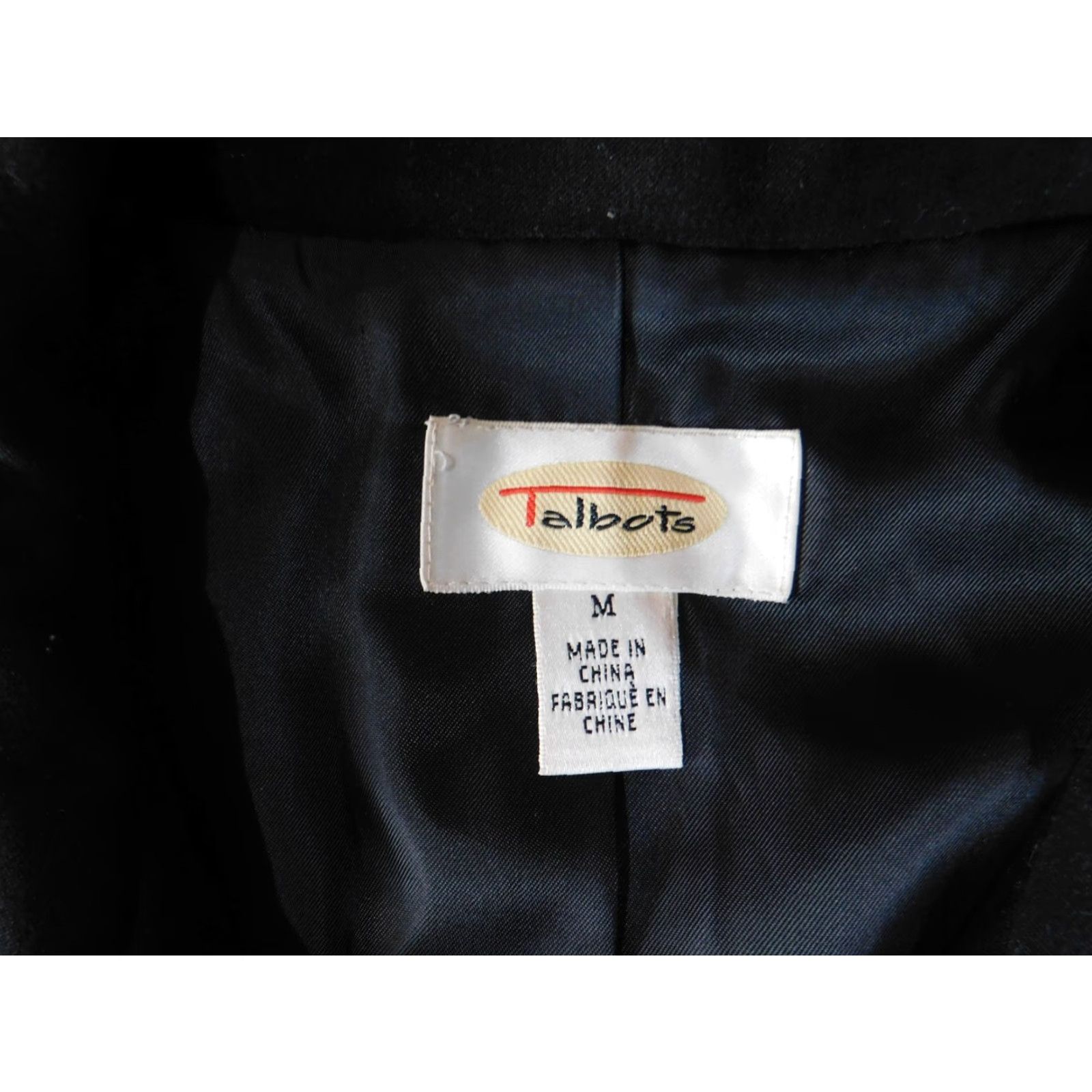 Talbots Talbots Jacket Black Strech Classic Trench Coat Medium Womens Polyester Button Long Sleeve Solid Mid-Length Casual Fall Spring Retro? Size M / US 6-8 / IT 42-44 - 7 Thumbnail
