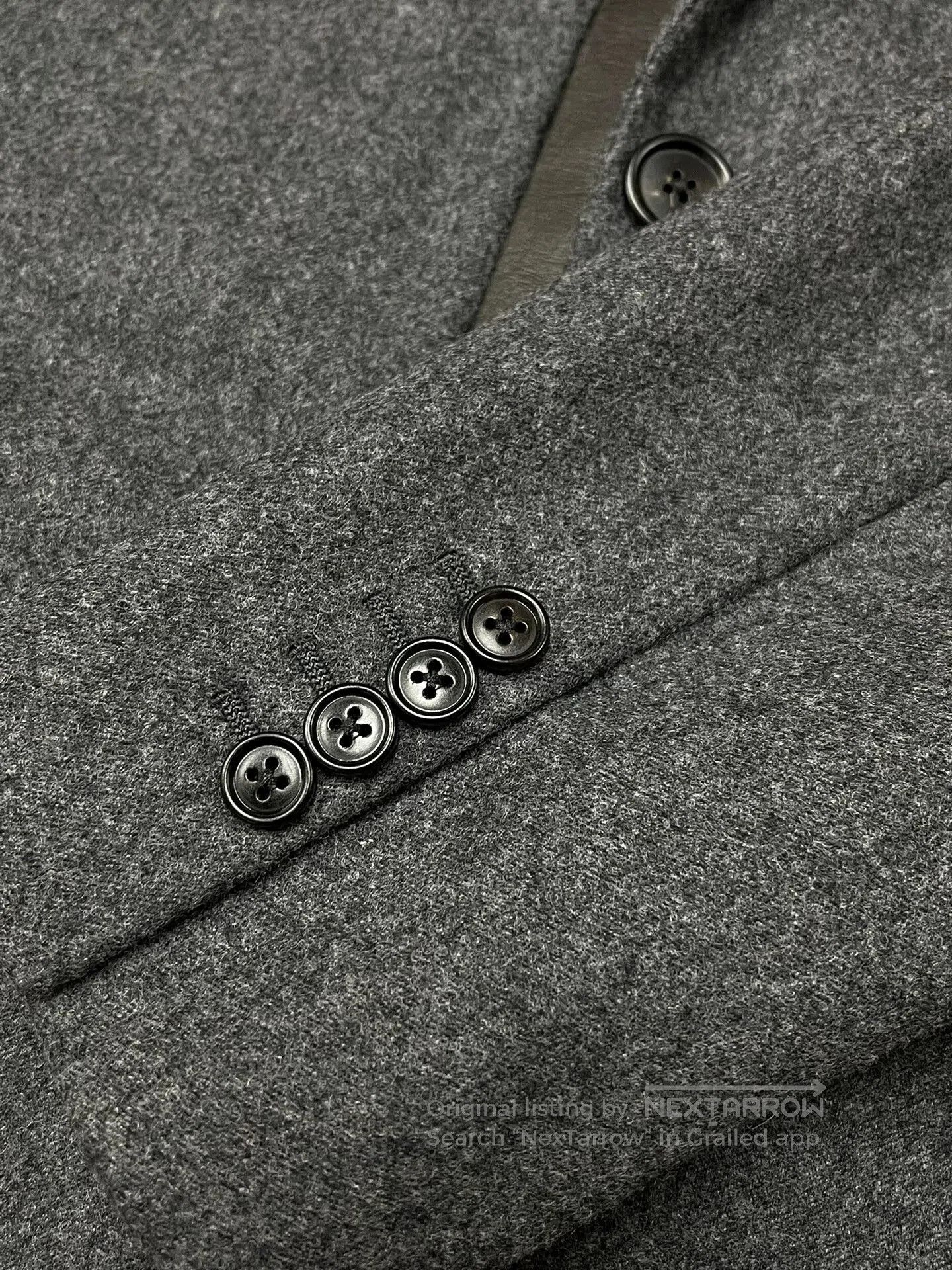 Hermes Hermès Gray Wool Men's Suit Jacket. Size US M / EU 48-50 / 2 - 4 Thumbnail