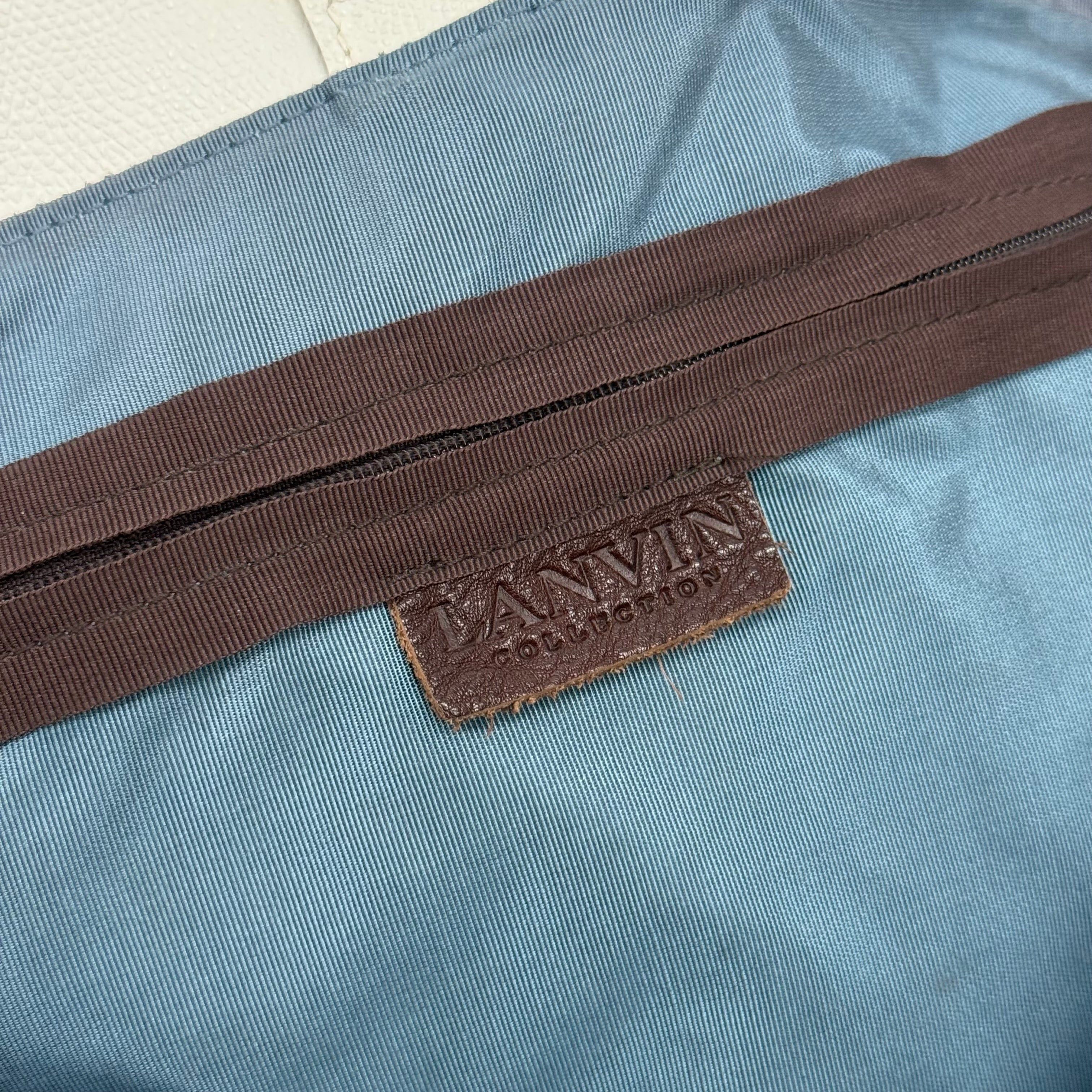 Lanvin Lanvin Vintage Tote Bag Purse Brown Size ONE SIZE - 4 Thumbnail