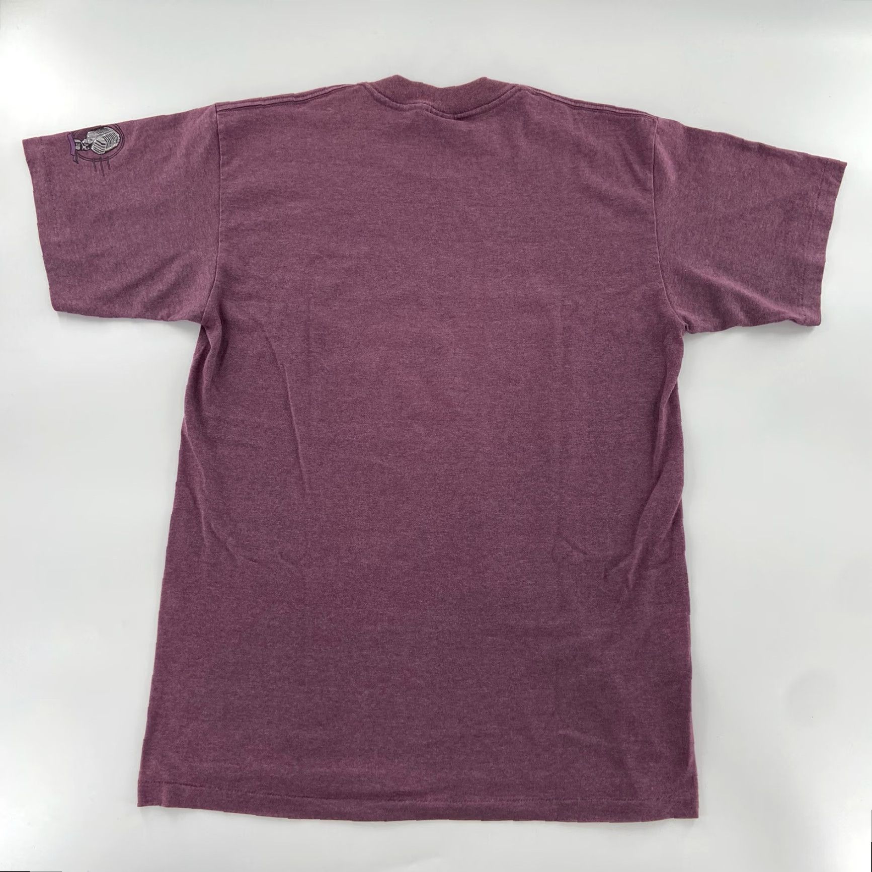 Vintage VINTAGE Center Star Myrtle Beach Shirt Burgundy Music Instruments Single Stitch Adult L Short Sleeve Crew Neck Mens Size US L / EU 52-54 / 3 - 2 Thumbnail