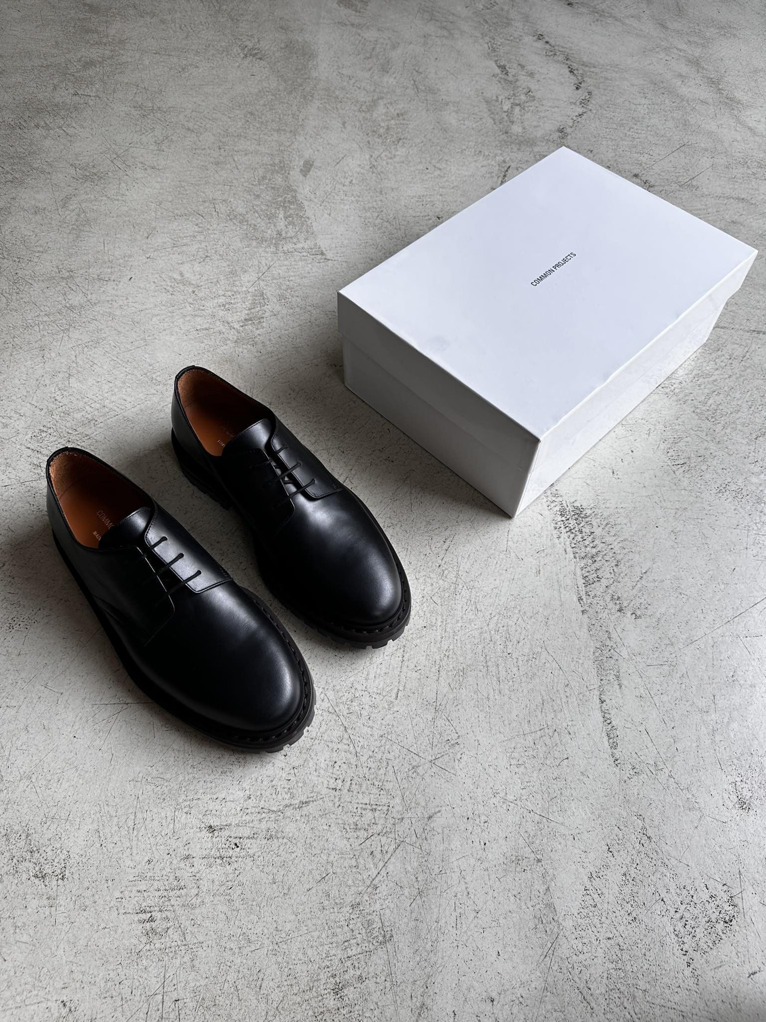 Common Projects Common Projects Officer's Derby Black 2396 7547 US 8 EU 41 Size US 8 / EU 41 - 5 Thumbnail