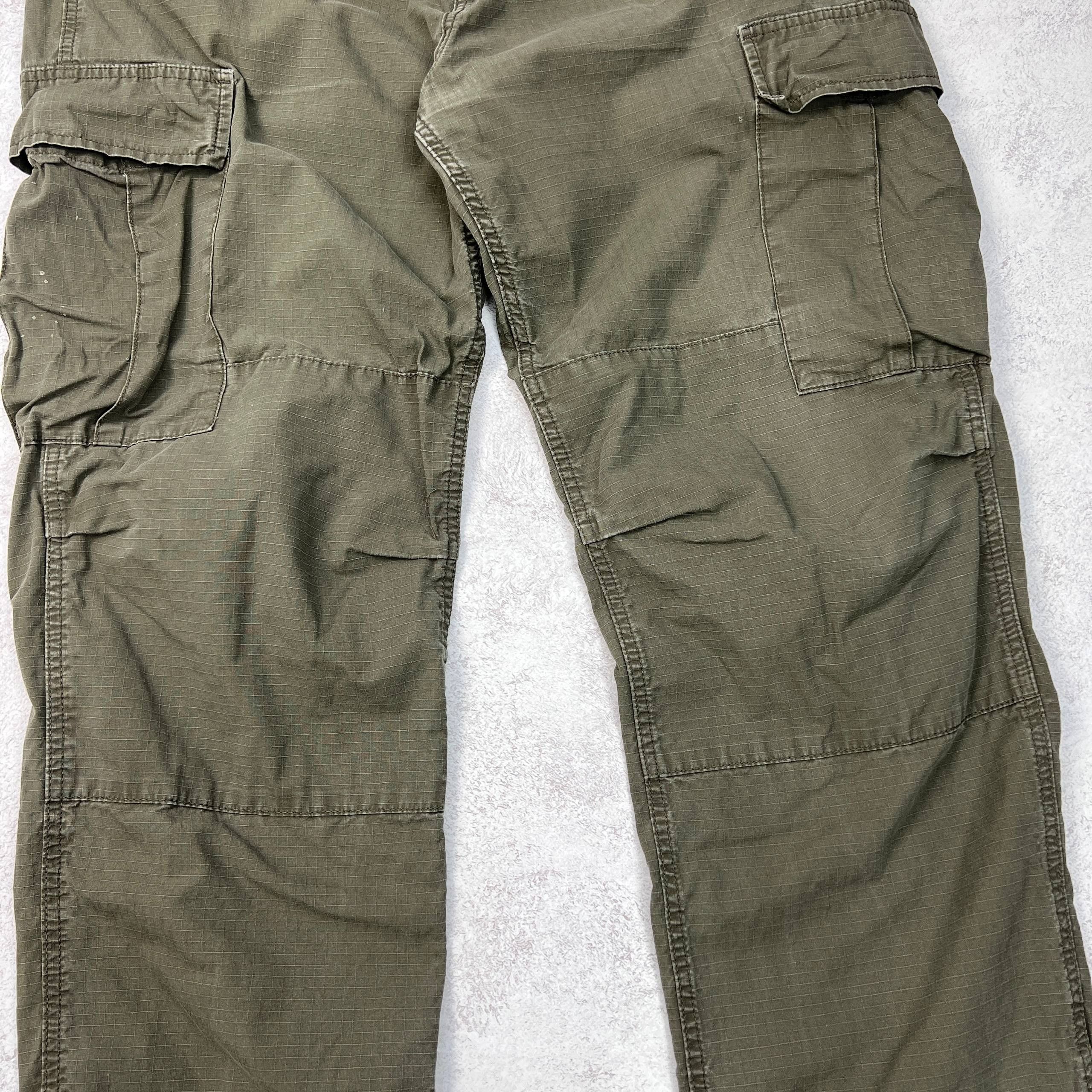 Carhartt Wip Carhartt WIP Regular Cargo Pants Ripstop Olive Green Men's Size US 40 / EU 56 - 3 Thumbnail