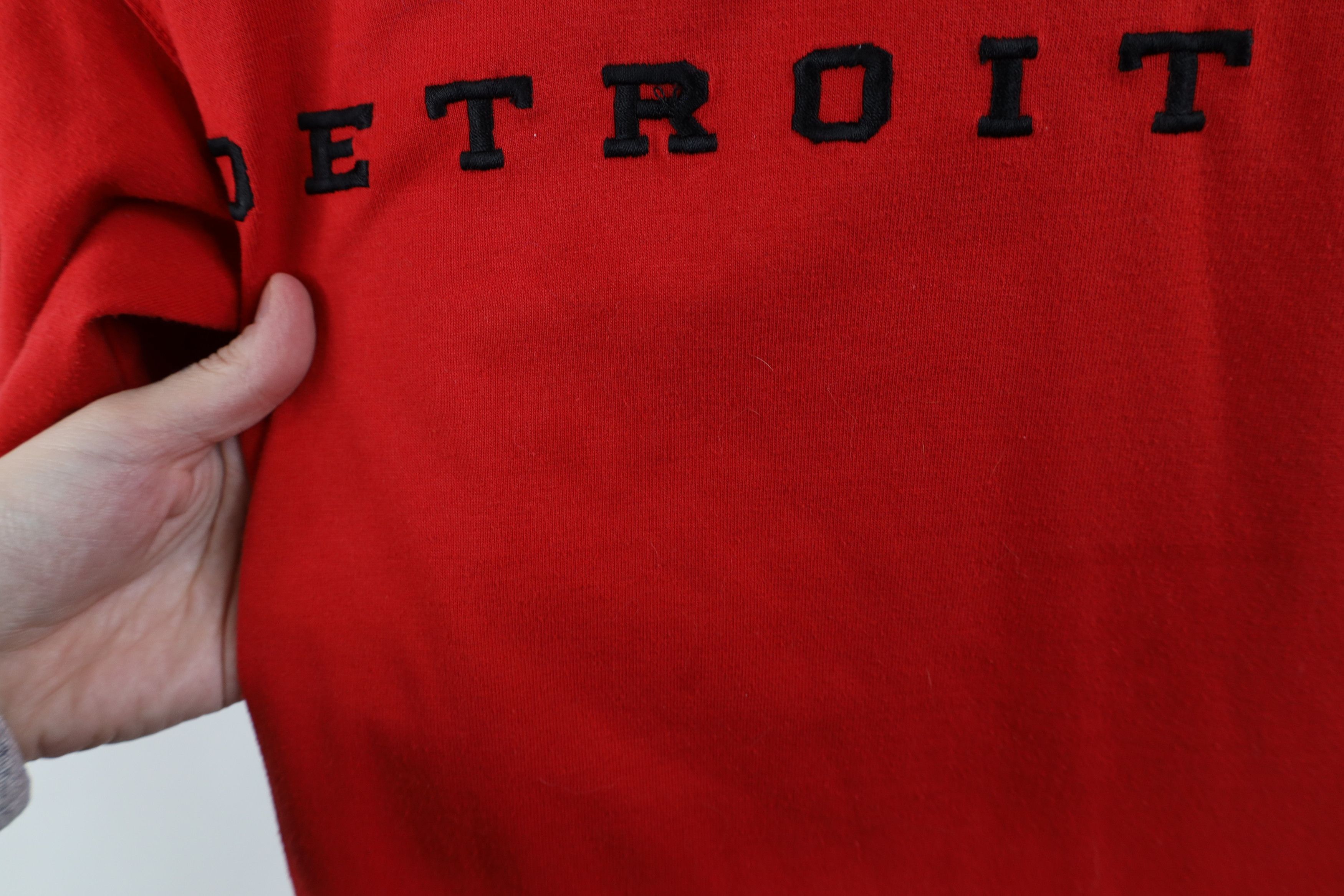 Vintage Vintage 90s Cut Off Detroit Red Wings Hockey Jersey T-Shirt Size US XXL / EU 58 / 5 - 8 Thumbnail