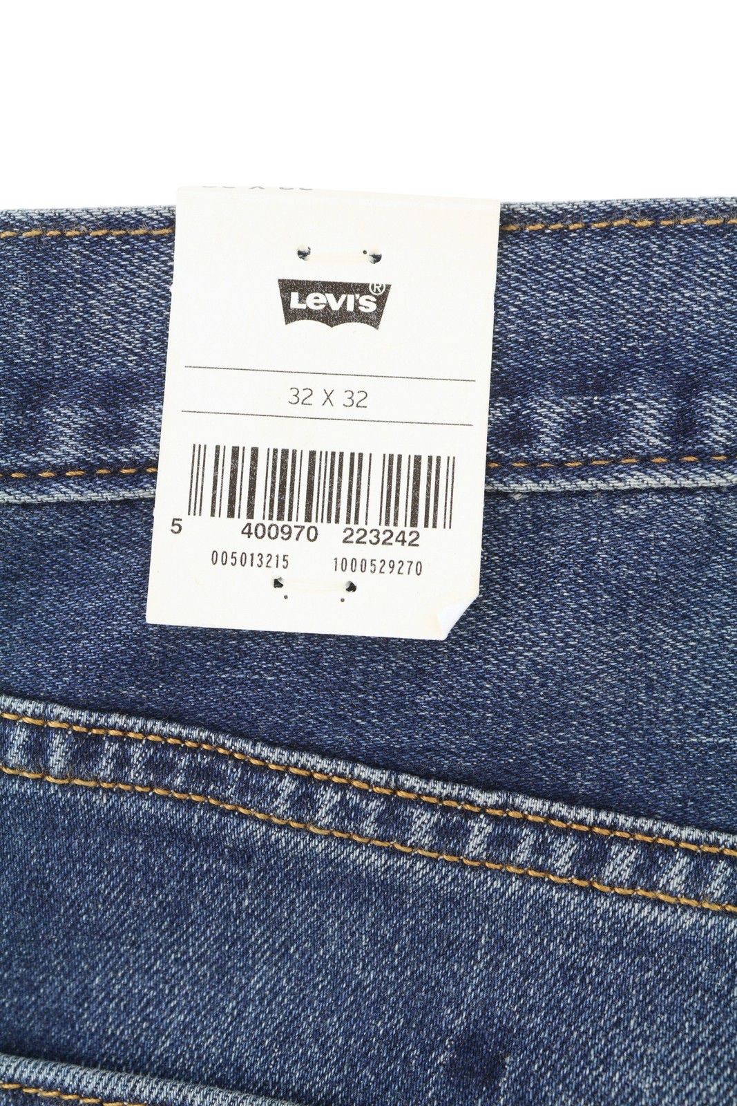 Levi's 501 W32/L32 Straight Stretch Big E Blue Jeans 87067 Size US 32 / EU 48 - 9 Thumbnail