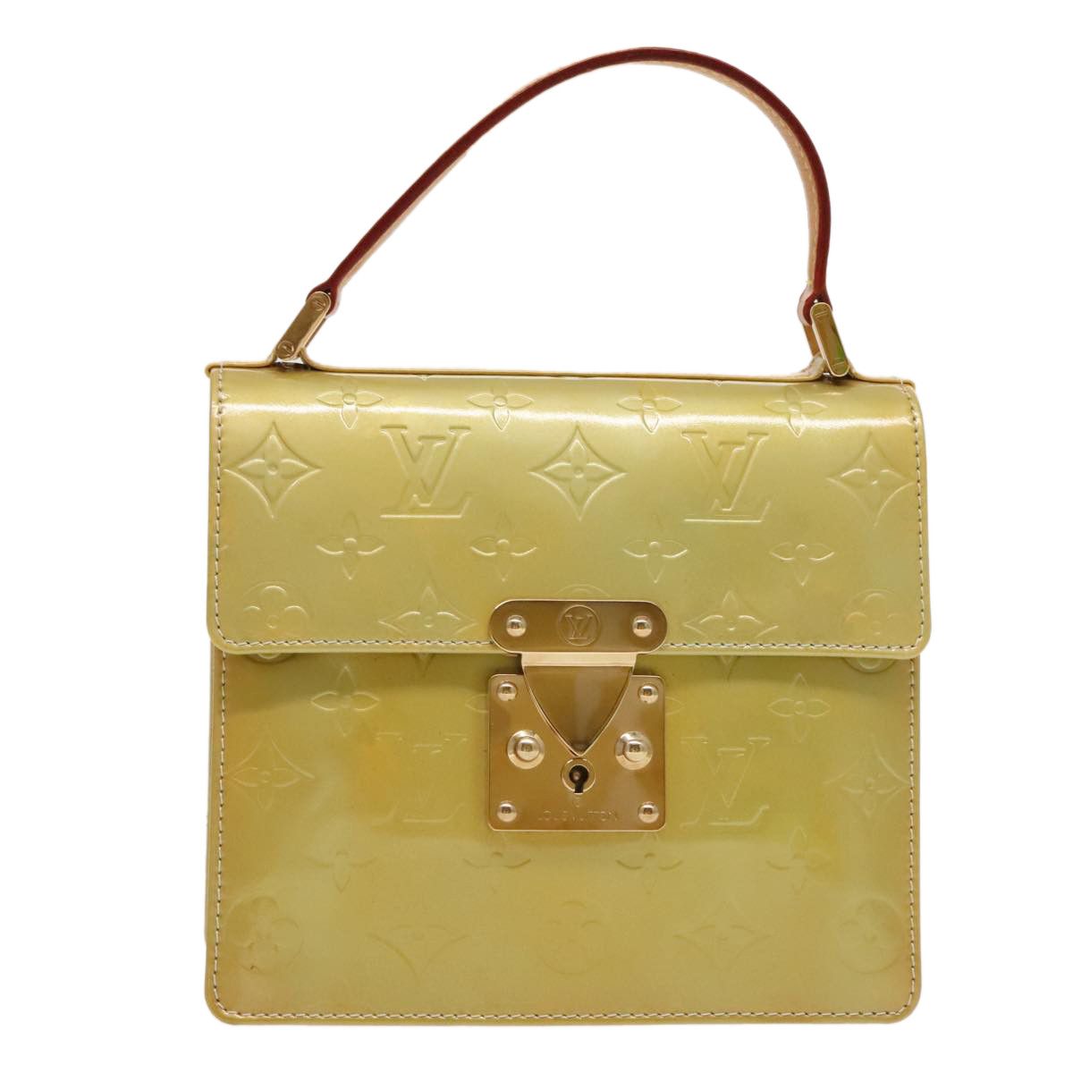 Louis Vuitton Spring Street Yellow Patent Leather Handbag (Pre-Owned) Size ONE SIZE - 1 Thumbnail