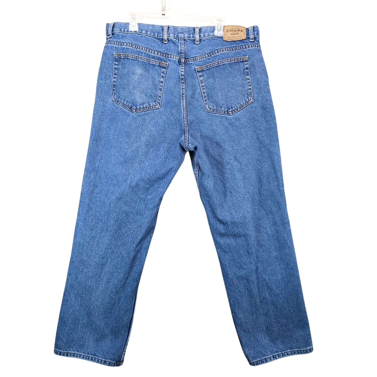 Chaps Vtg Chaps Men's 38x30 Jeans Baggy Denim Straight Leg Cotton Size US 38 / EU 54 - 2 Thumbnail