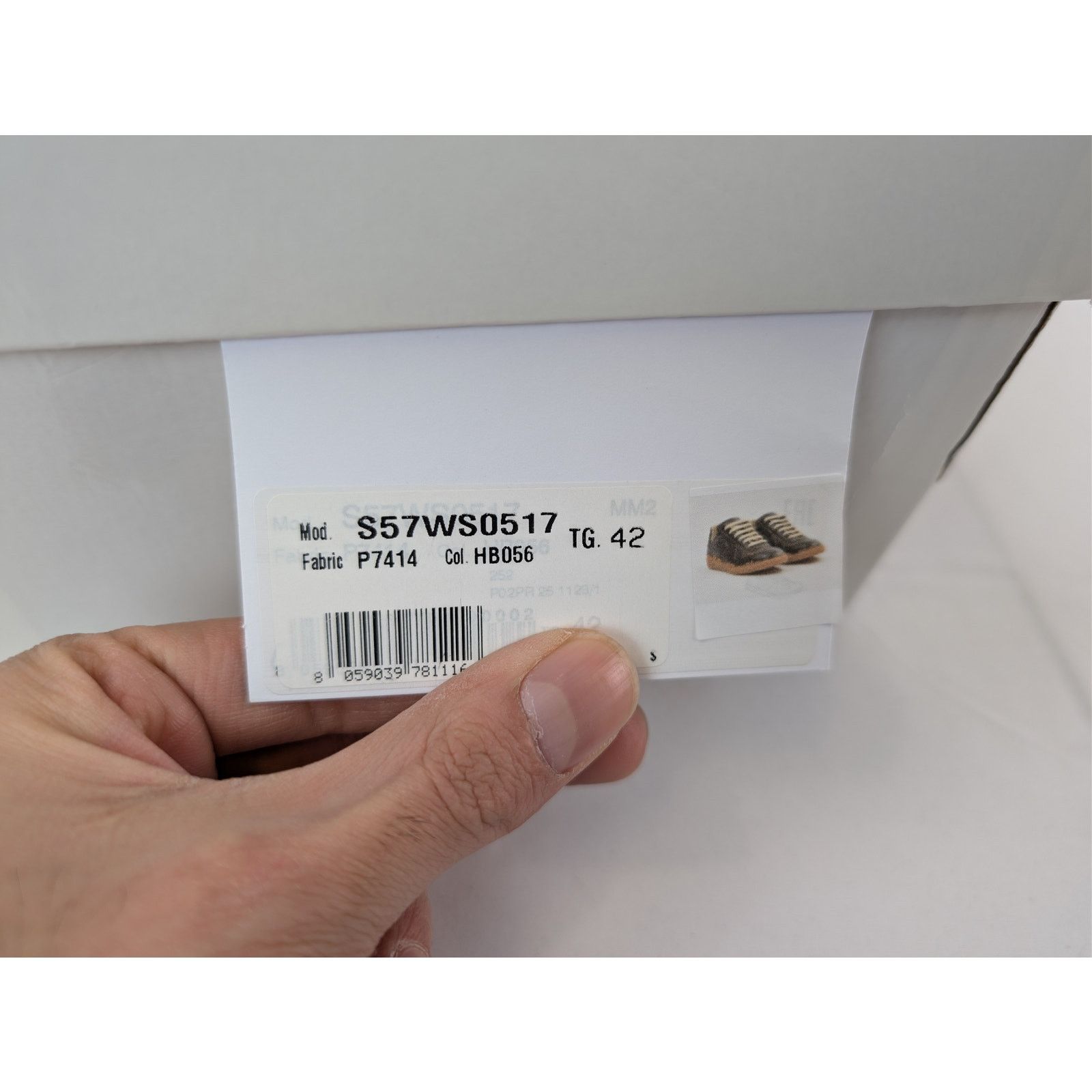 Maison Margiela o1rshd1 Replica sneakers with a distressed peel-off effect Size US 9 / EU 42 - 23 Thumbnail