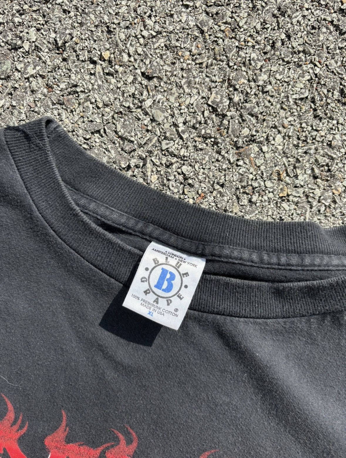 Band Tees × Vintage Vintage 90s Deicide Serpents of the Light Blue Grape Shirt Size US XL / EU 56 / 4 - 4 Thumbnail